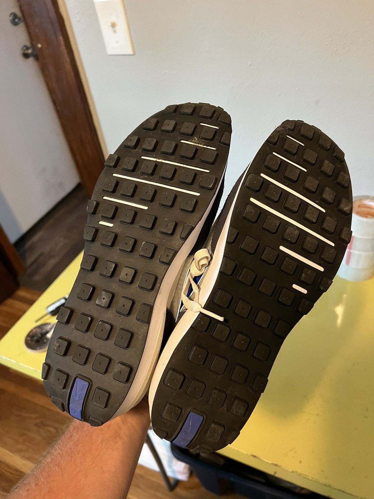 Nike Nike Waffle One GS 'Phantom Hyper Royal 2022 Sz 11.5 Size US 11.5 / EU 44-45 - 7 Thumbnail