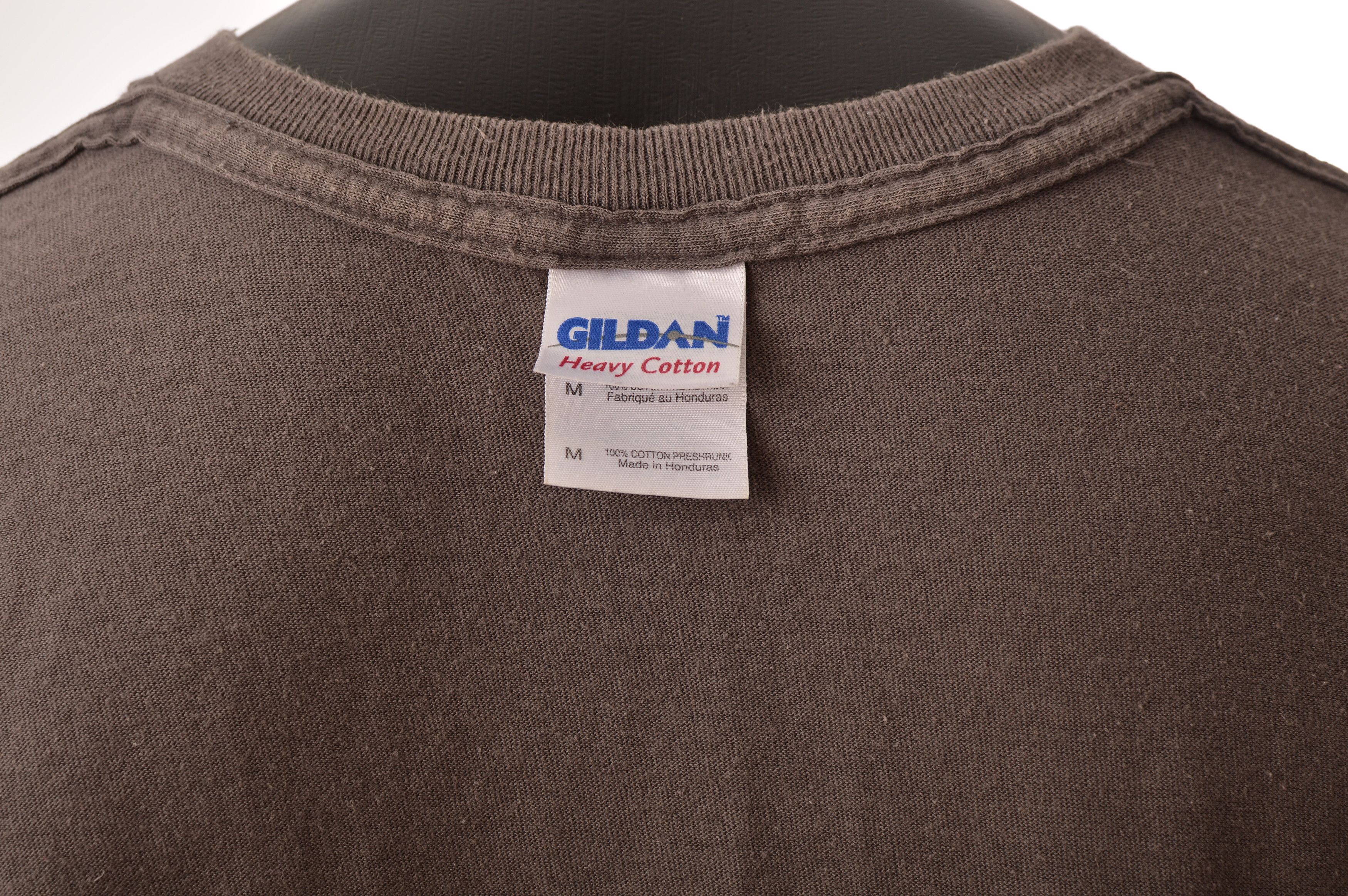 Gildan Gildan Muse Vintage 2000s Gray T-Shirt Tee Size US M / EU 48-50 / 2 - 5 Thumbnail