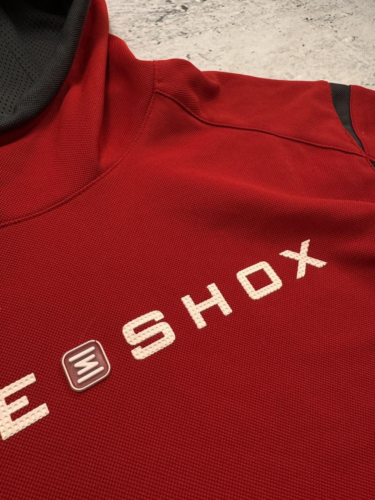 Nike × Vintage NIKE SHOX VINTAGE CENTER LOGO OVERSIZE BOXY HOODIE Size US L / EU 52-54 / 3 - 4 Thumbnail