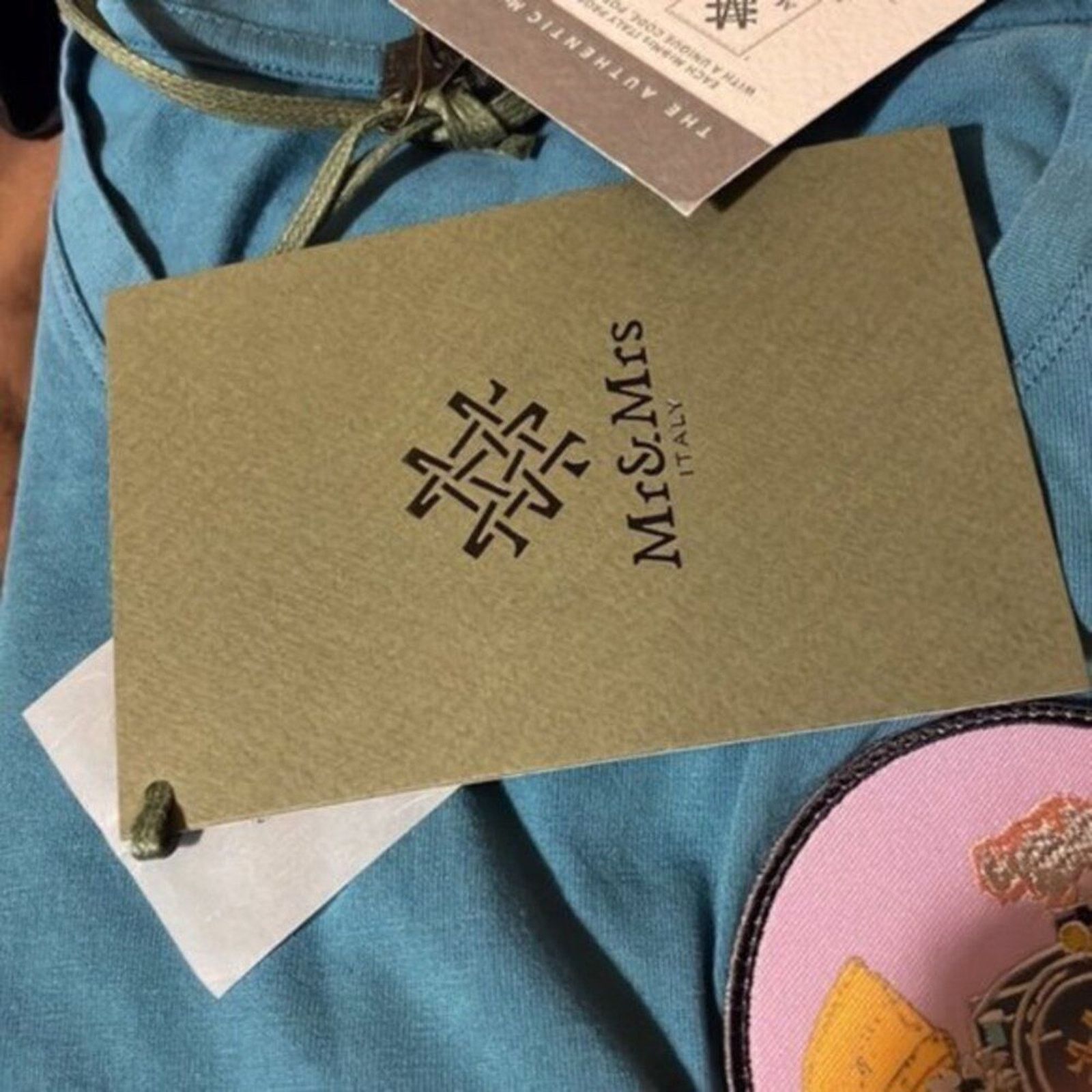 MR & MRS ITALY Mr & Mrs italy tee shirt teal M Size M / US 6-8 / IT 42-44 - 4 Thumbnail