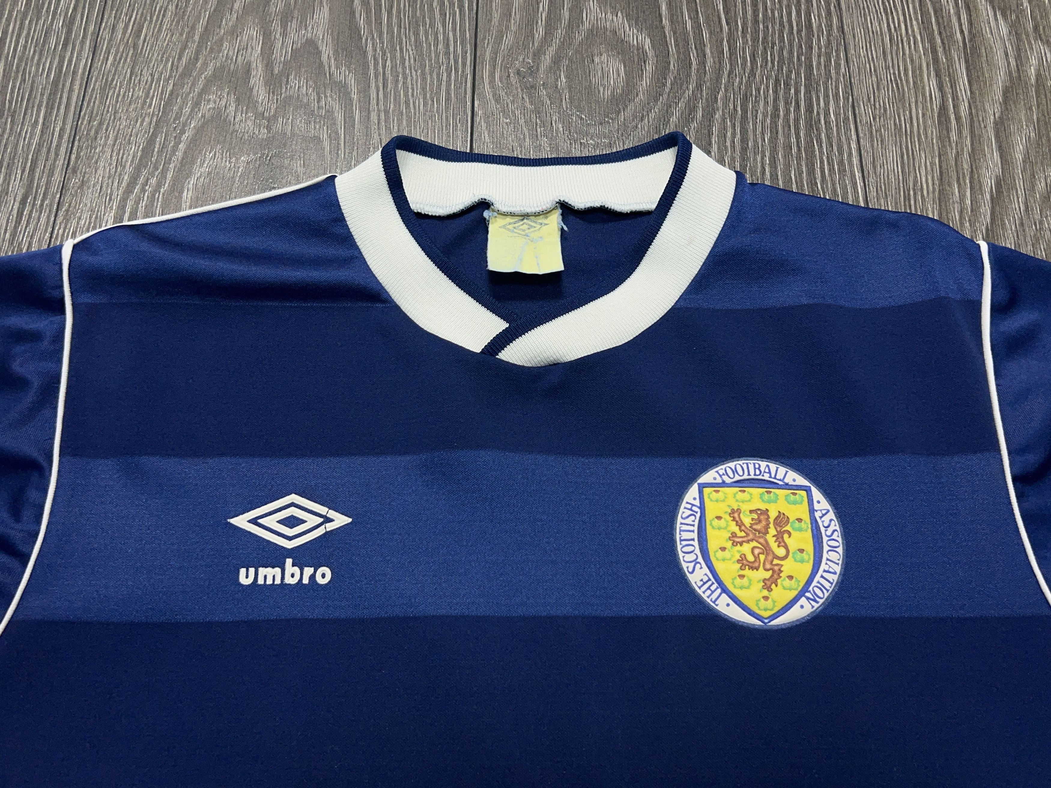Umbro Retro Scotland Team 1986 1987 Football Soccer Shirt Jersey Size US M / EU 48-50 / 2 - 2 Thumbnail