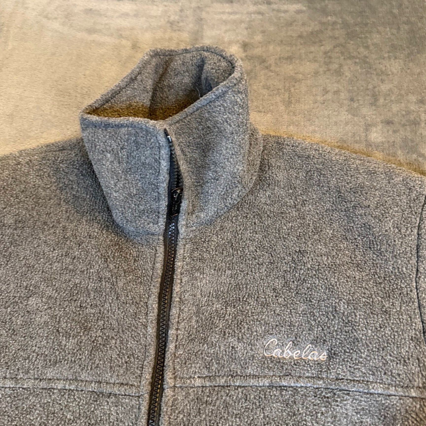 Vintage VINTAGE Cabela's Gray Polartec Fleece Jacket Full Zip Mens MT Tall Canada Size US M / EU 48-50 / 2 - 2 Thumbnail