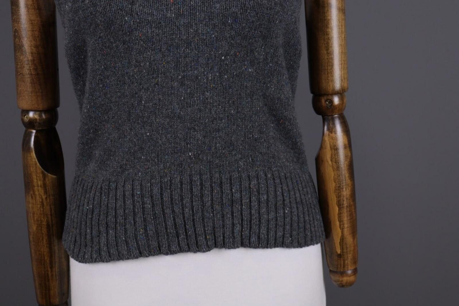 Margaret Howell Margaret Howell MHL Japan Gray Knitted Wool Vest Size 2 / S Size XS / US 0-2 / IT 36-38 - 2 Thumbnail