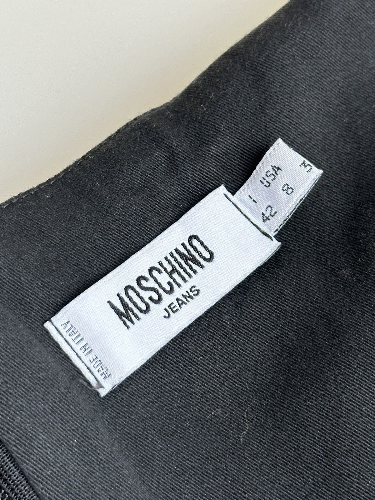 Moschino MOSCHINO JEANS Buttons Decorated Black Strapless Dress US 8 Size M / US 6-8 / IT 42-44 - 9 Thumbnail