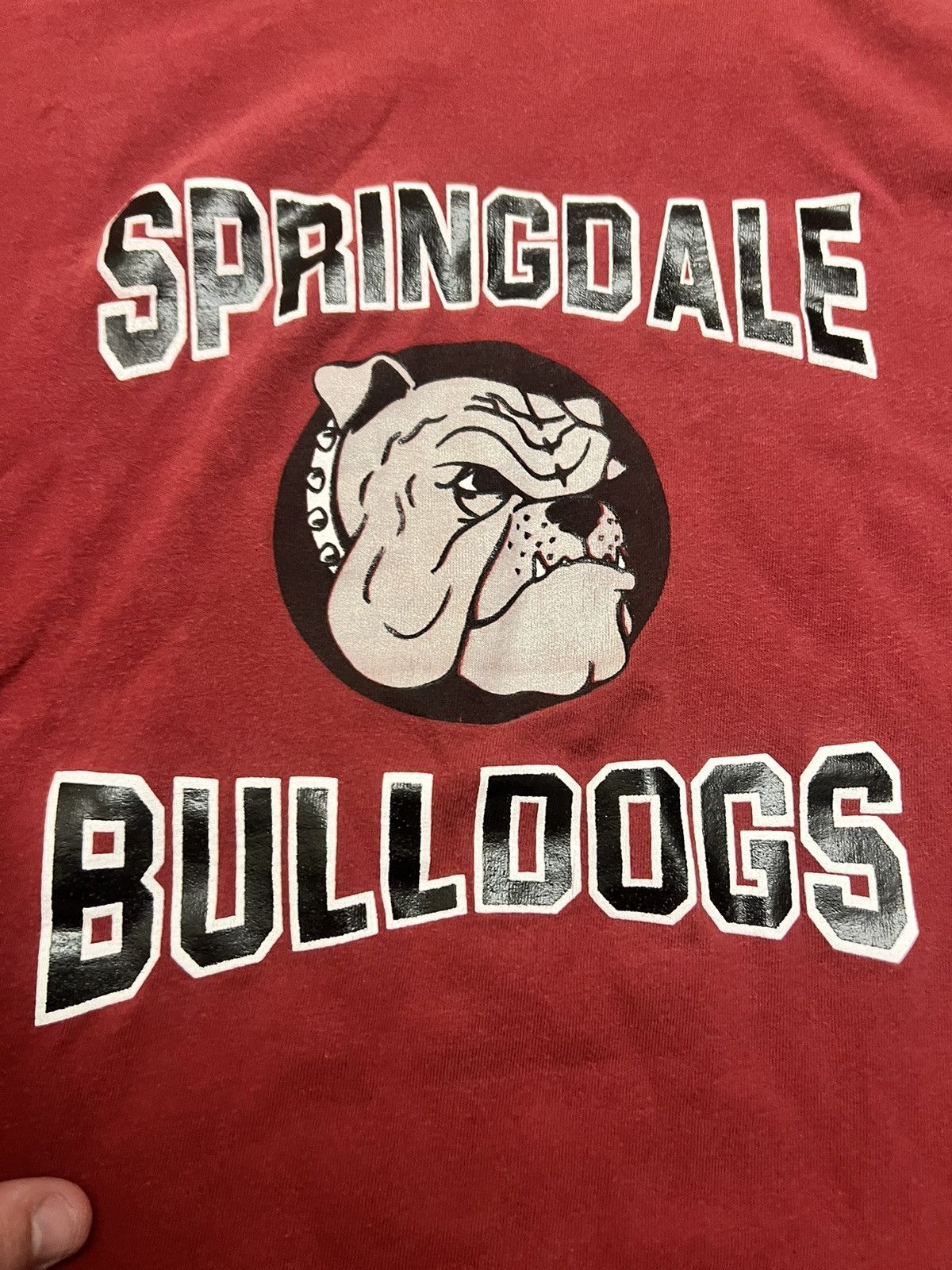 basketcase gallery Vintage Single Stitch Springdale Bulldogs Collegiate mascot Size US L / EU 52-54 / 3 - 2 Thumbnail