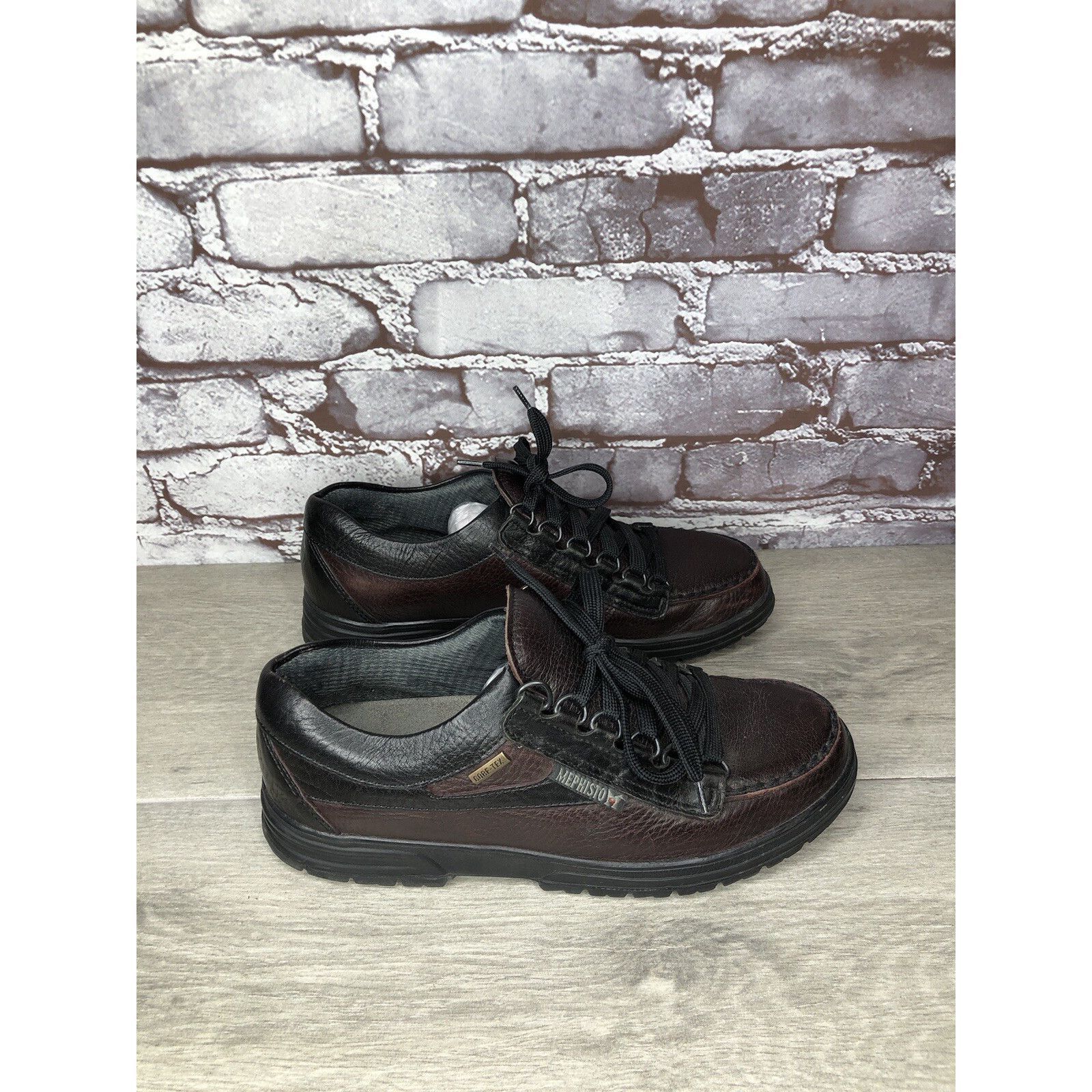 Mephisto Mephisto Gore-Tex Air-Relax Slacker Black Leather Hiking Sho Size US 8 / IT 38 - 15 Thumbnail