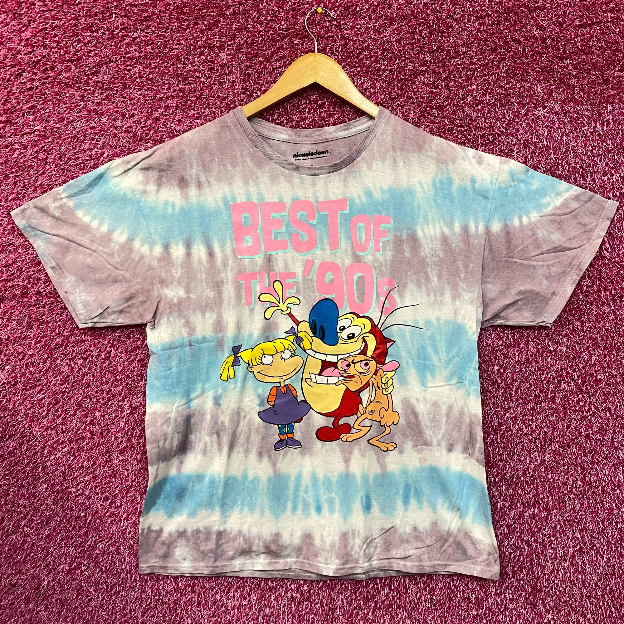 Nickelodeon Nickelodeon Best Of The 90's Cartoons Tie Dye T-Shirt XL Size US XL / EU 56 / 4 - 1 Thumbnail