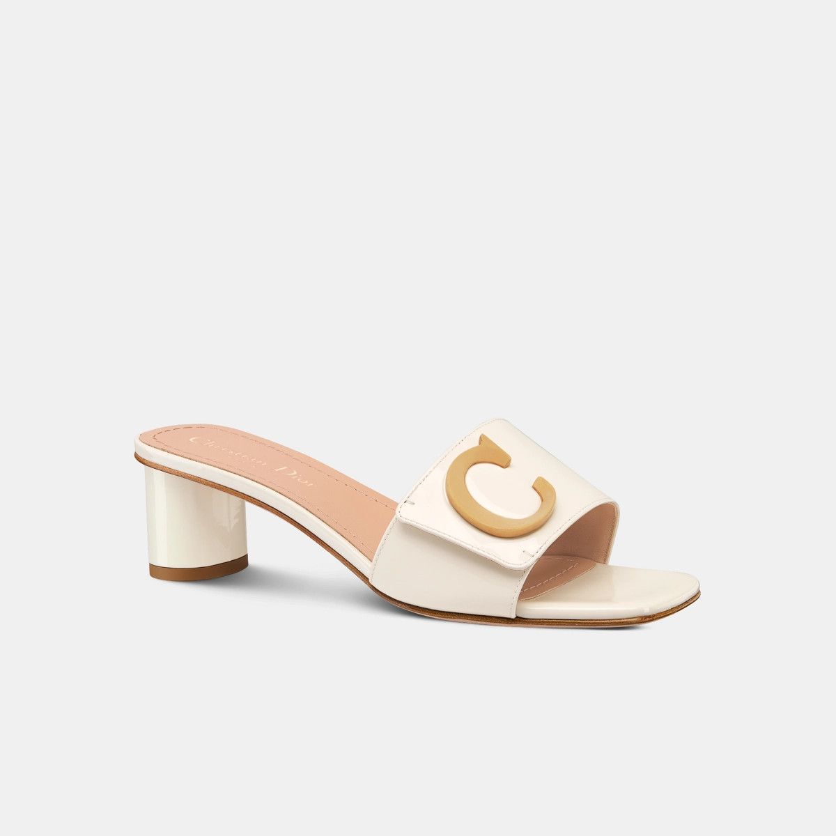 Dior o1bcso1str0225 Heeled Slide in White Size US 9 / IT 39 - 2 Thumbnail