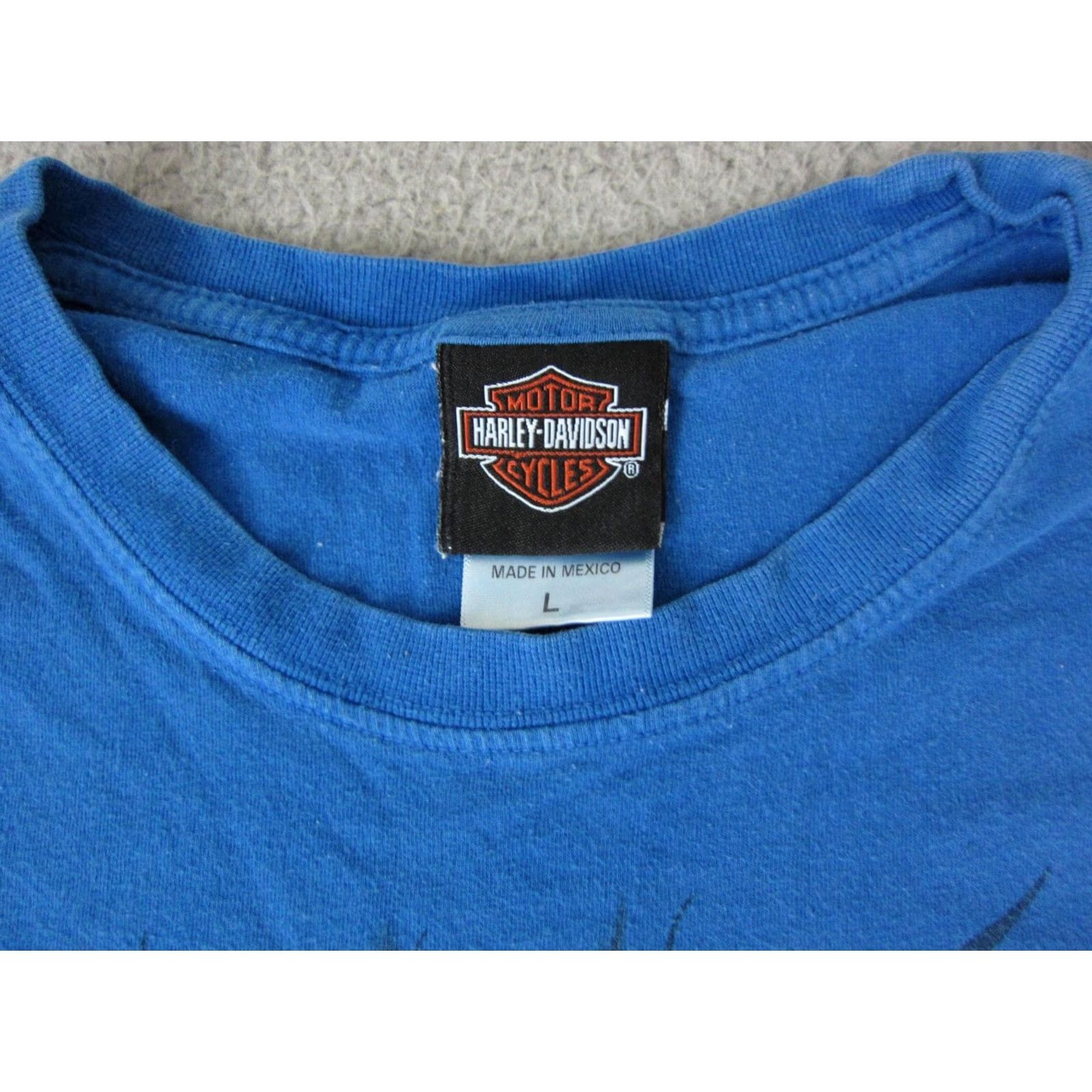 Harley Davidson VINTAGE Harley-Davidson Shirt Mens L Blue Tie Dye Clown Big Barn Adult Harley-Davidson Shirt Mens L Blue Tie Dye Clown Big Barn Adult Size US L / EU 52-54 / 3 - 4 Thumbnail