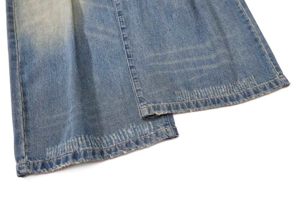Vintage Punk washed men's distressed loose jeans y2k Size US 32 / EU 48 - 6 Thumbnail