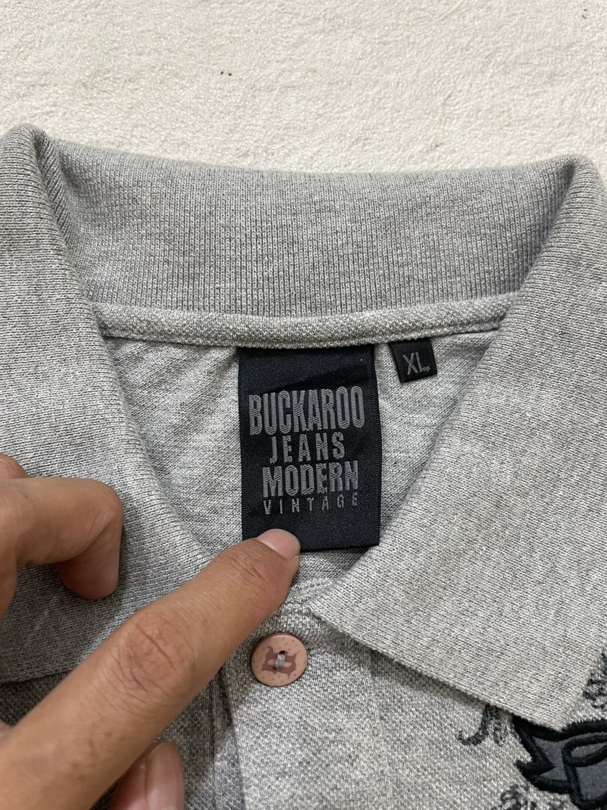 If Six Was Nine 2000s Buckaroo Polo shirt Poem Y2K Ifsix LGB Hysteric Y’s Size US L / EU 52-54 / 3 - 4 Thumbnail