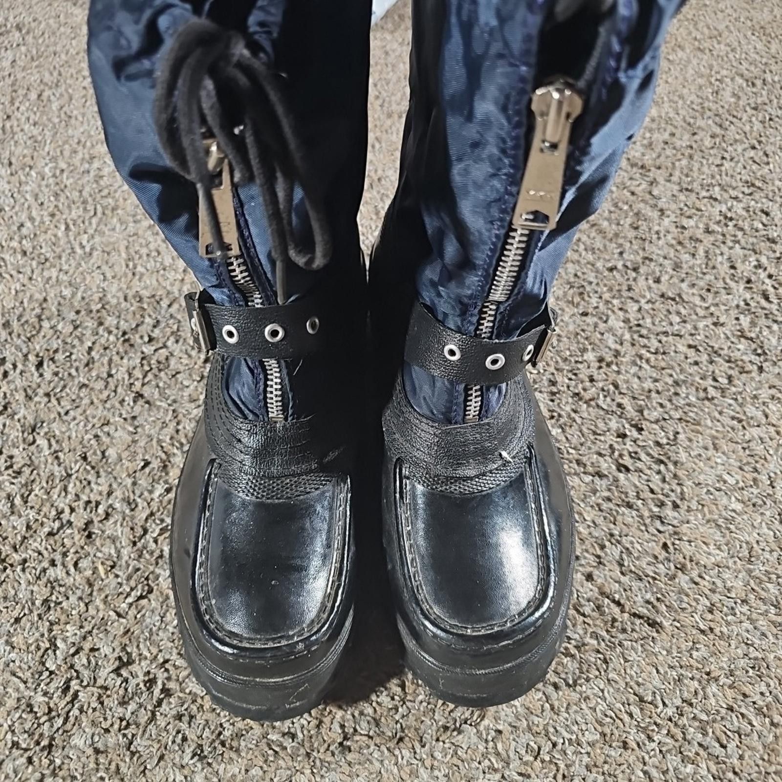 Travis Scott Men's Trax Steel Shank Waterproof Boots Size 8 Black Blue Size US 8 / EU 41 - 3 Thumbnail