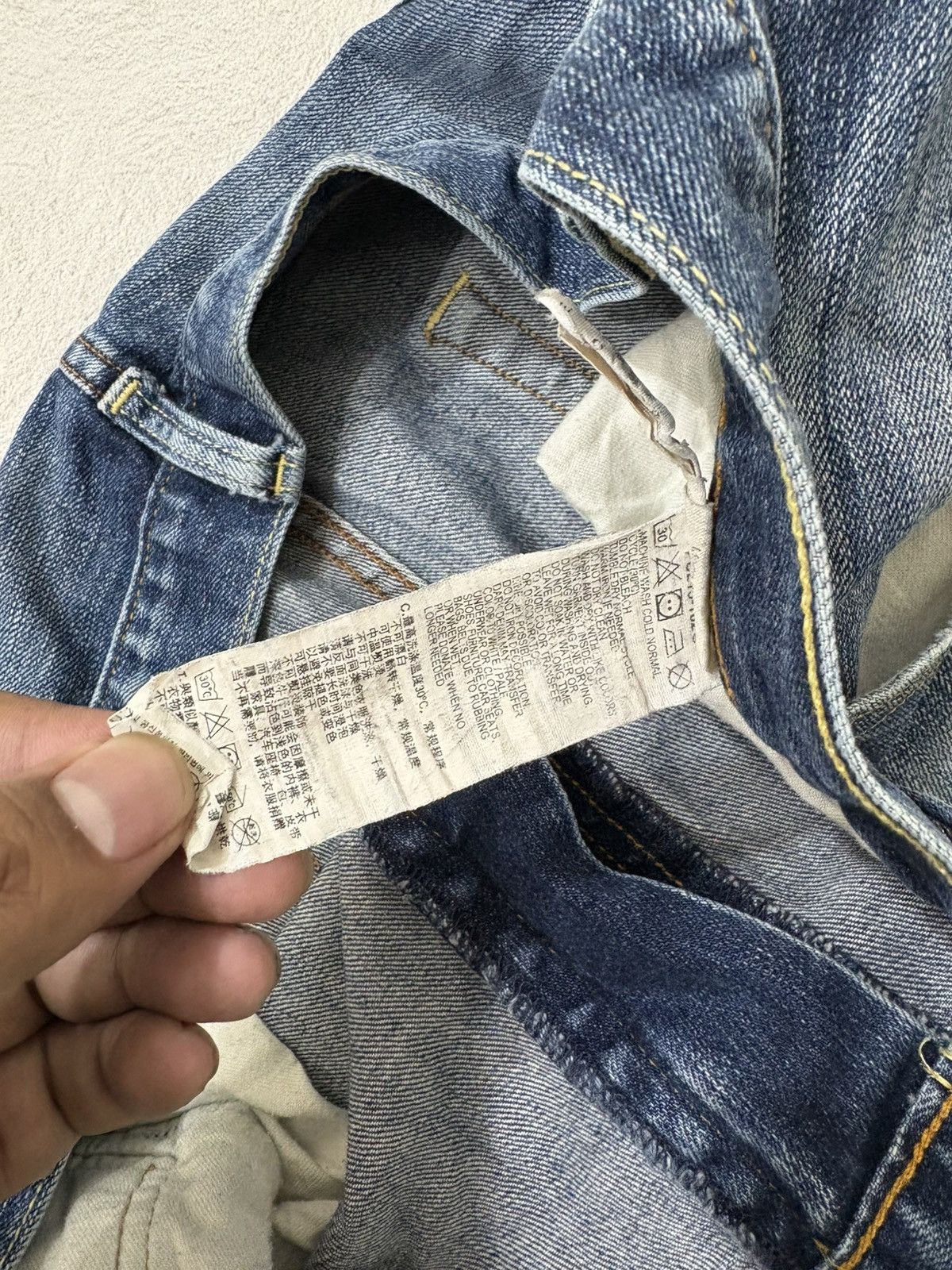 Hysteric Glamour × If Six Was Nine × Le Grande Bleu (L.G.B.) 2000s Levis 551 japan wash denim Y2k style Size US 30 / EU 46 - 5 Thumbnail