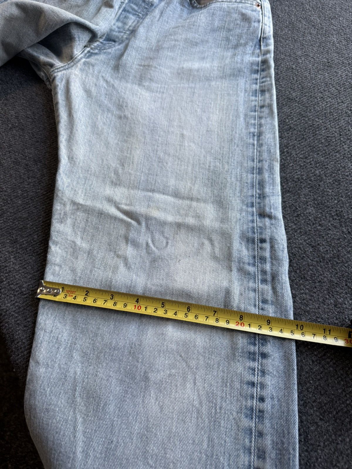 Diesel Vintage Retro Diesel Industry Jeans Made in Italy Light Wash Size US 31 - 23 Thumbnail