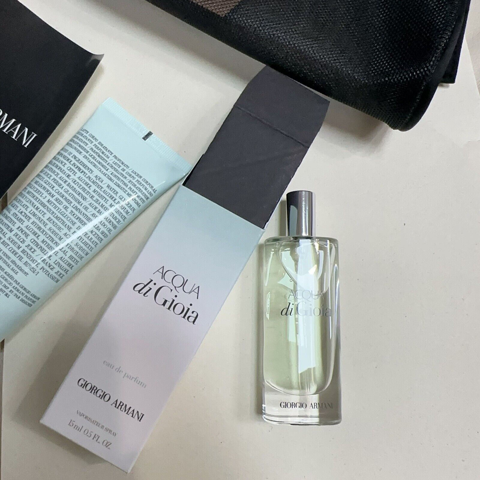 Giorgio Armani NEW Giorgio Armani Acqua Di Gioia Set Spray Lotion Clutch Size ONE SIZE - 5 Thumbnail