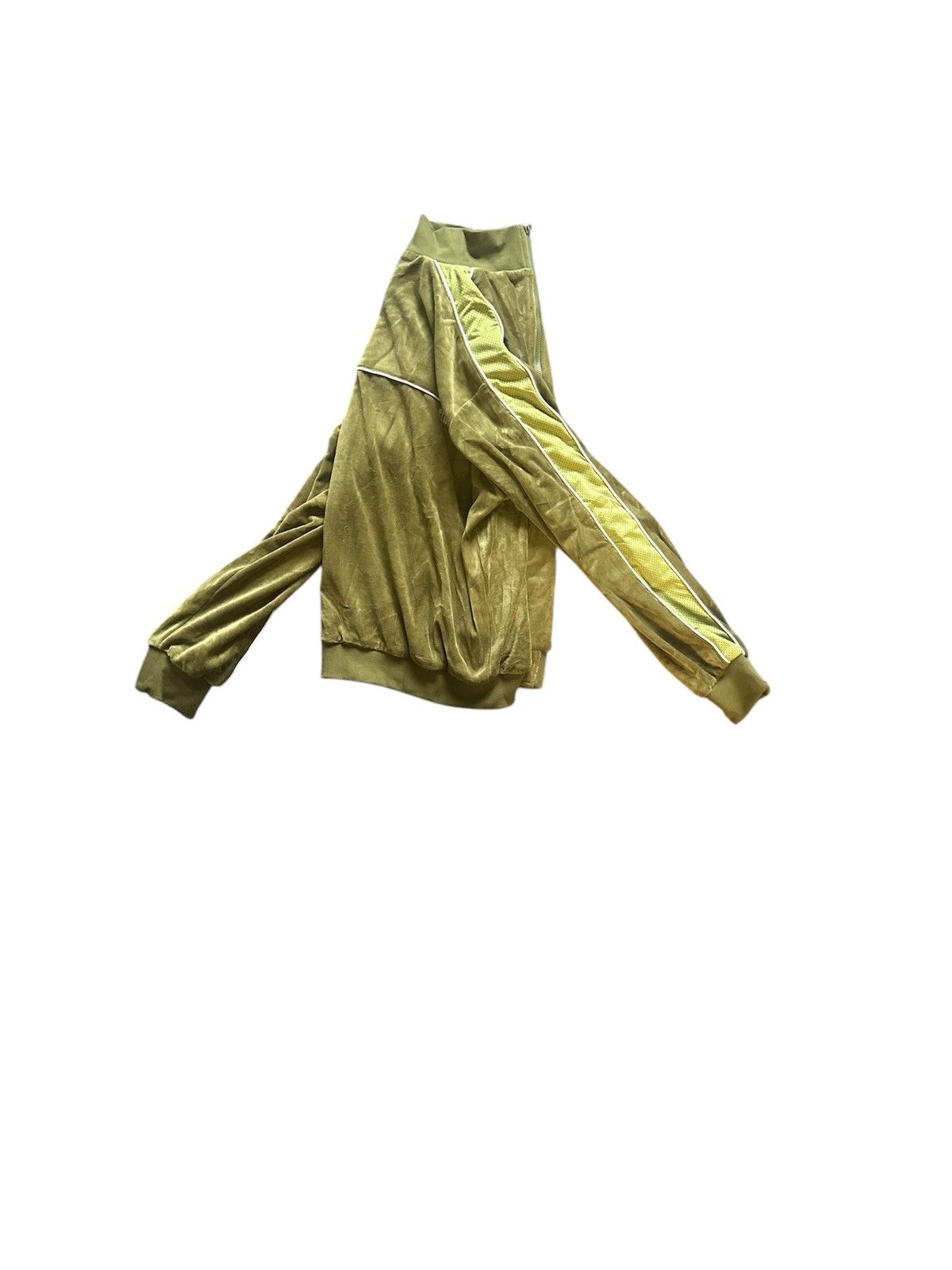 Clints Clint’s inc, green velour zip-up jacket Size US XL / EU 56 / 4 - 4 Thumbnail