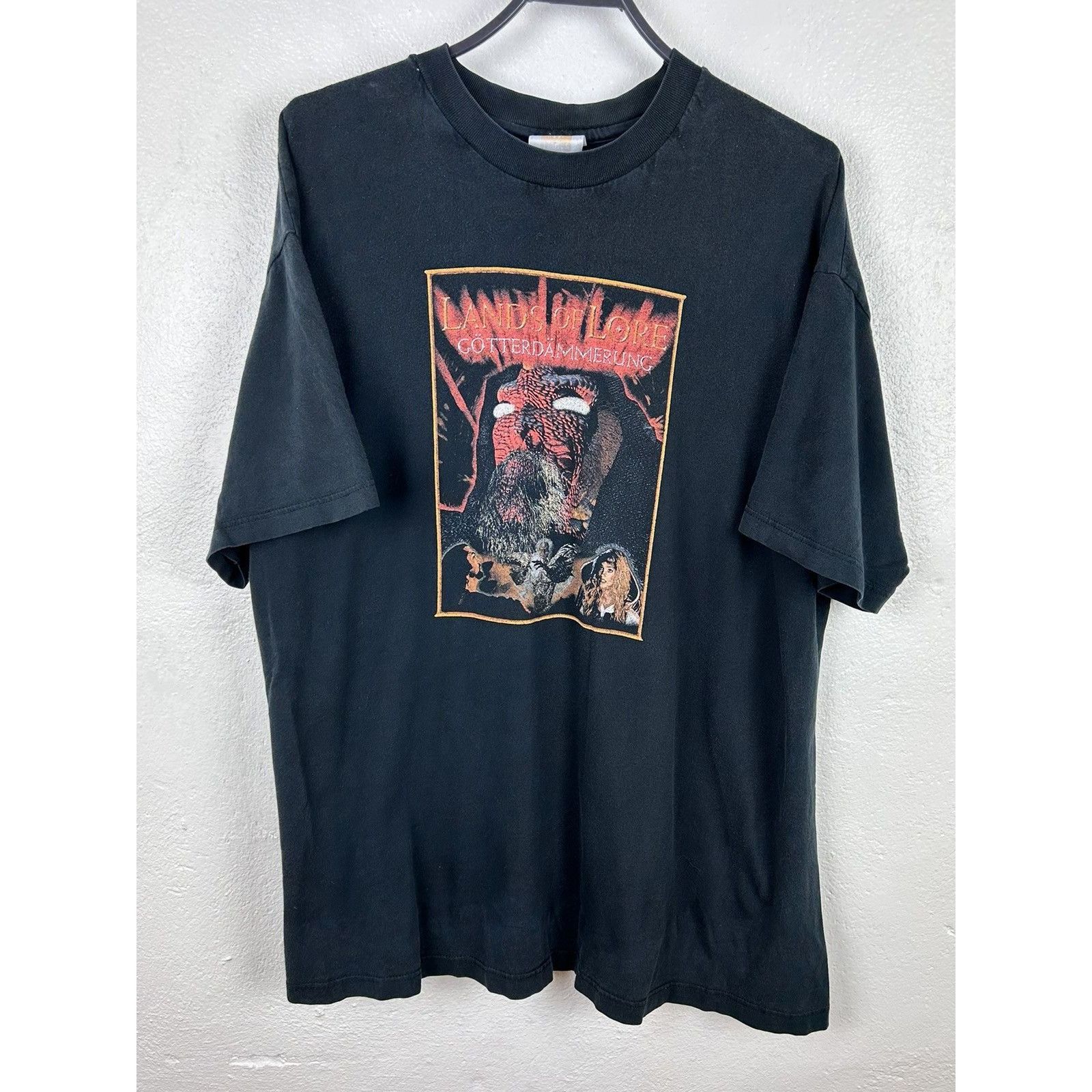 The Game × Vintage 90s Vintage Lands Of Lore 1997 Game Promo Faded 