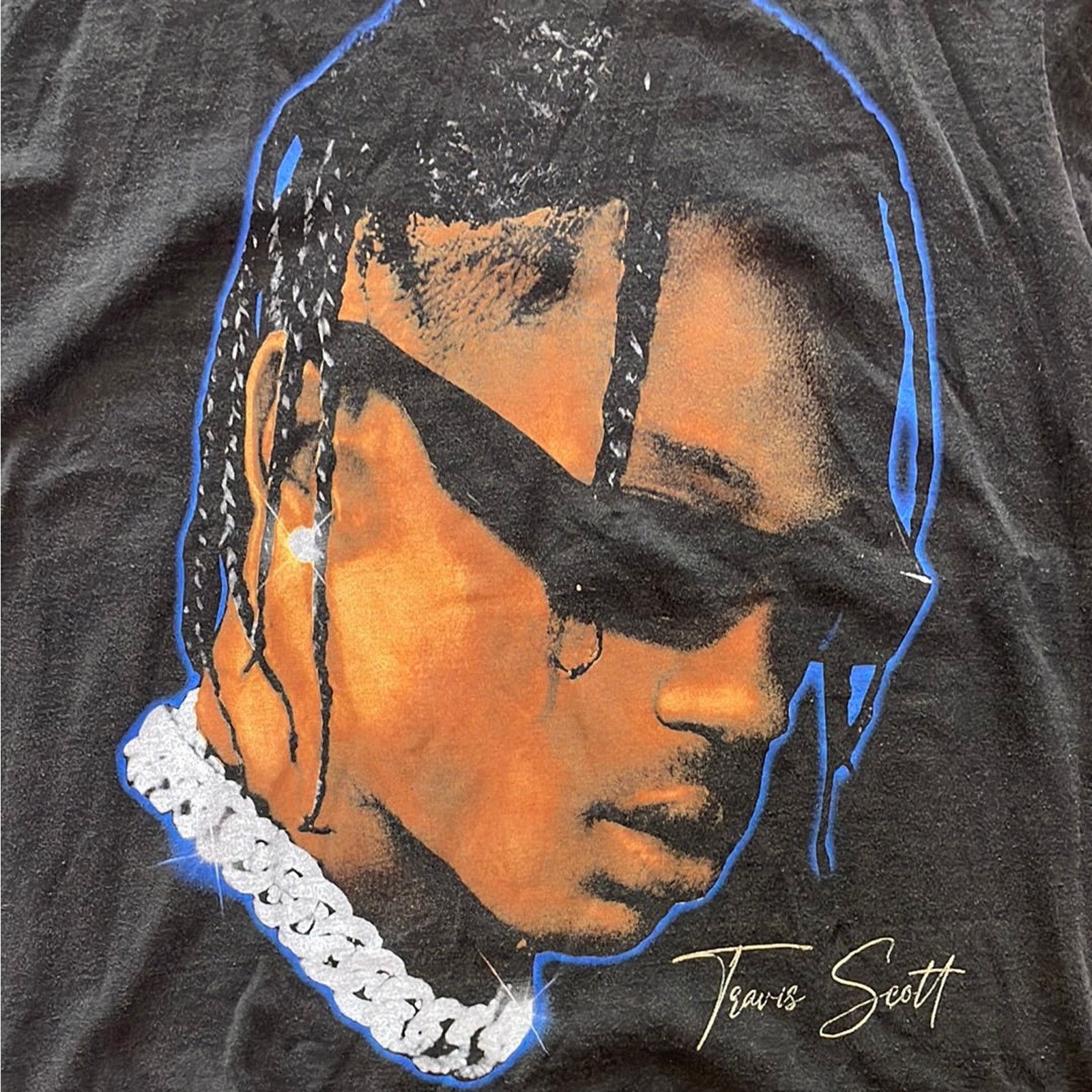 Rap Tees Travis Scott Big Hit Wish you Where Here Tee XL Size US XL / EU 56 / 4 - 2 Thumbnail