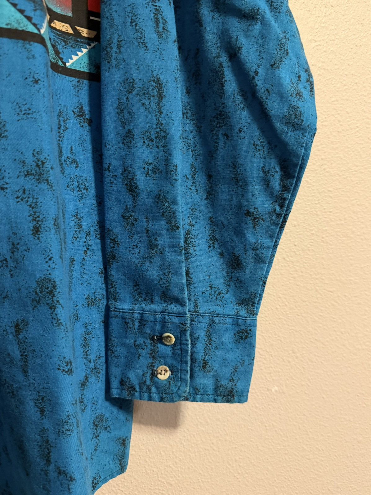 Vintage vtg 80s 90s western frontier aztec button up shirt large USA Size US L / EU 52-54 / 3 - 5 Thumbnail