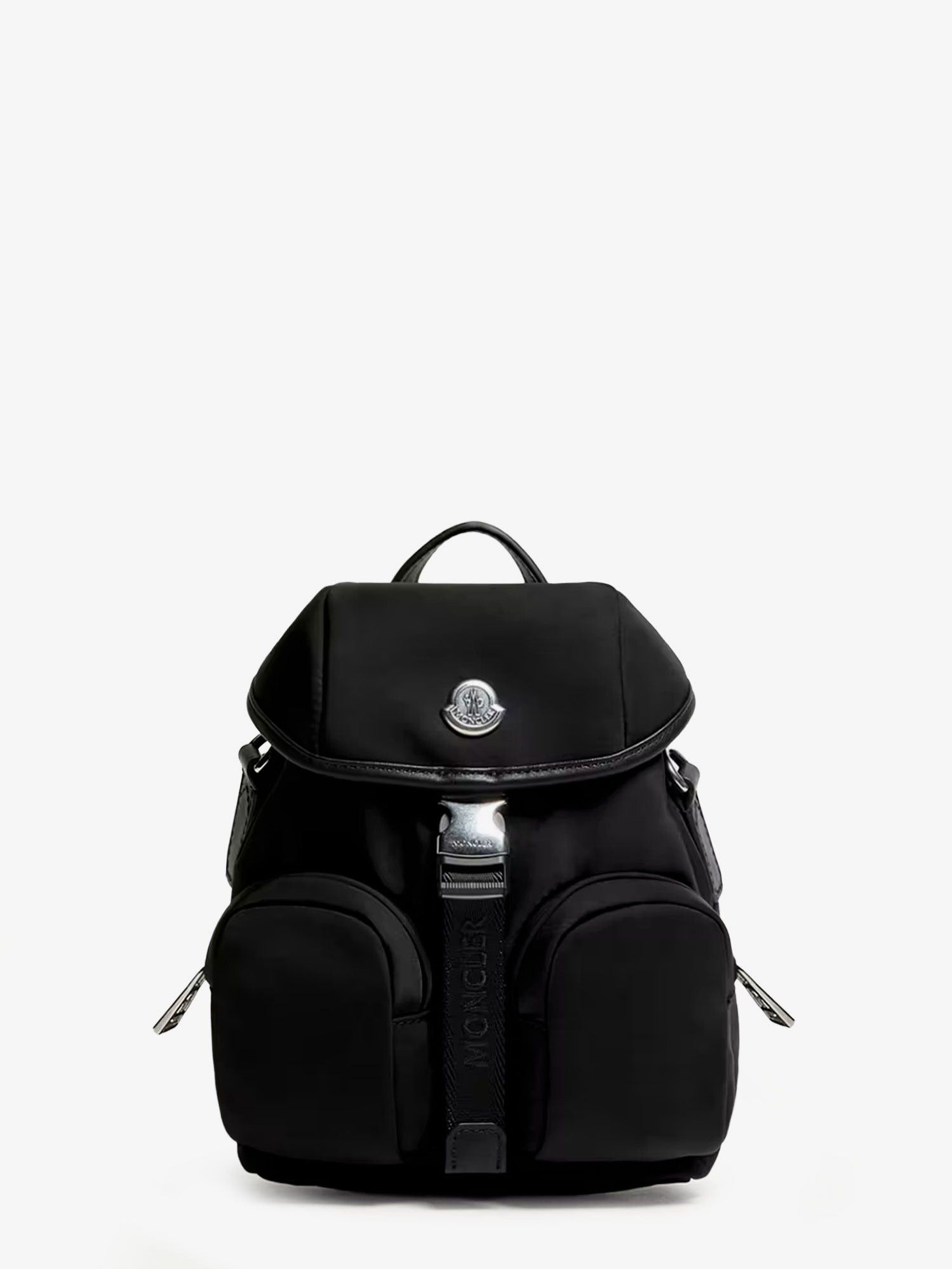 Moncler Trick Nylon Crossbody Bag With Logo Patch On The Front Size ONE SIZE - 1 Thumbnail