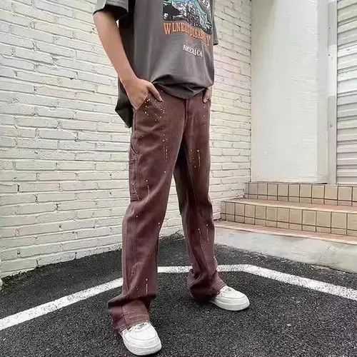 Other Splashing Ink WideLeg Denim Flared Pants Size US 32 / EU 48 - 1 Thumbnail