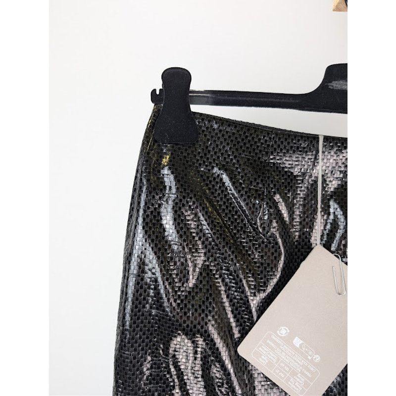 Alexander McQueen o1rshd1 Tarpaulin Pencil Midi Skirt in Black Size 27" / US 4 / IT 40 - 4 Thumbnail