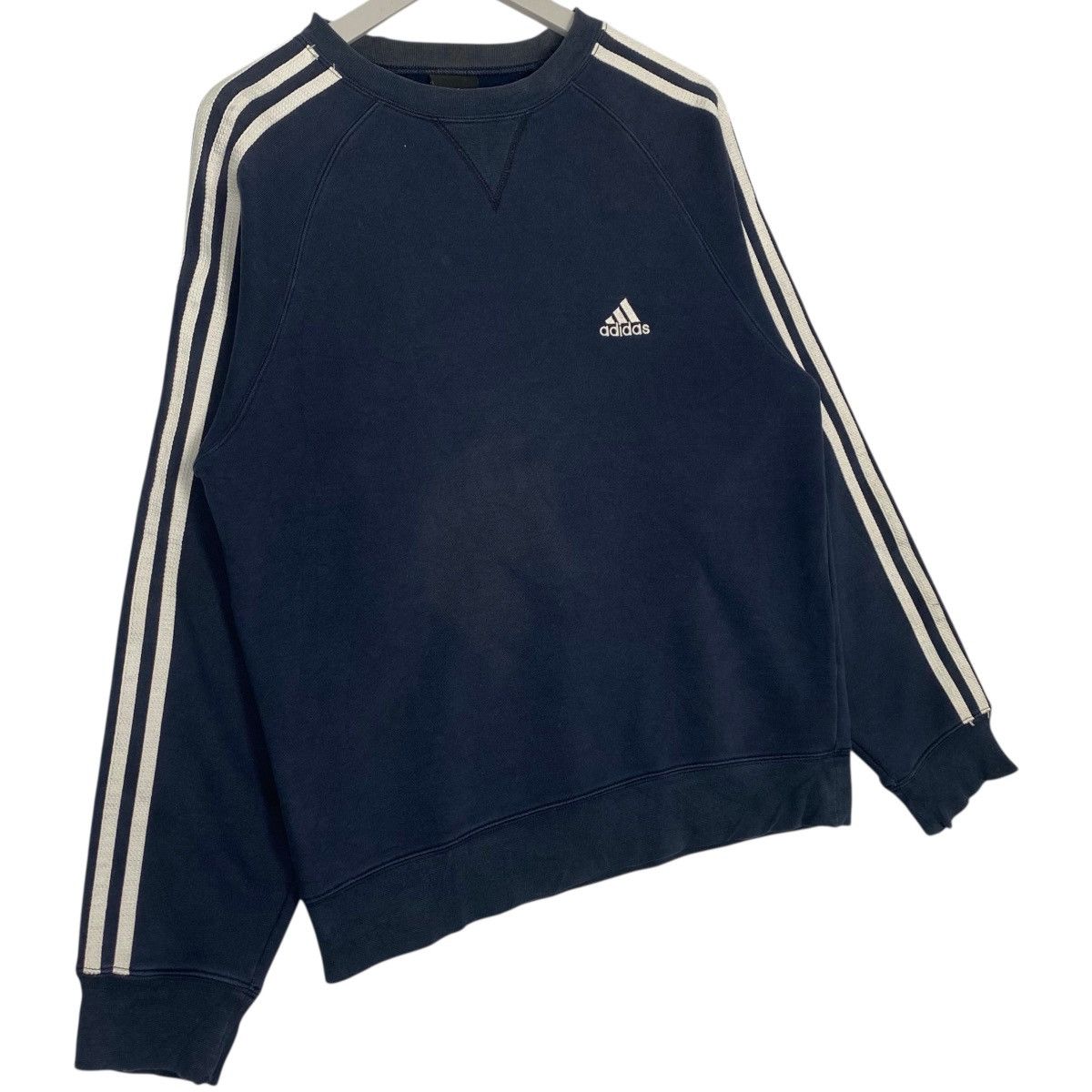 Vintage Vintage Adidas Equipment Sweatshirt Small Logo Navy Blue Size US M / EU 48-50 / 2 - 3 Thumbnail