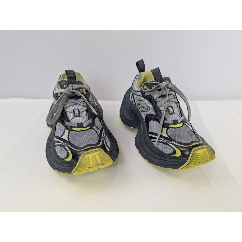 Balenciaga o1rshd1 10XL Low Top Sneaker in Grey / Yellow Size US 10 / EU 43 - 6 Thumbnail