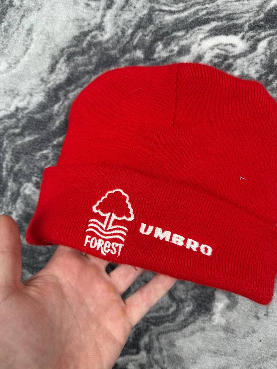 Umbro Vintage Umbro Nottingham Fores Beanie Hat 90s Men Size ONE SIZE - 4 Thumbnail