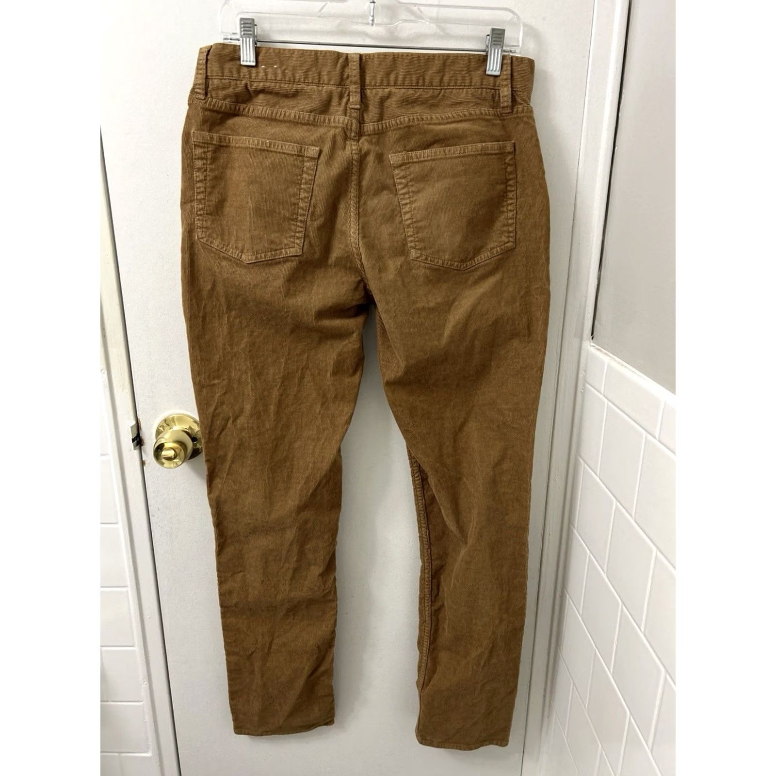 Brooks Brothers Brooks Brothers Red Fleece Corduroy Pants Slim Men 32x30 Brown Stretch Chino Casual Business Mens Pants Size US 32 / EU 48 - 6 Thumbnail