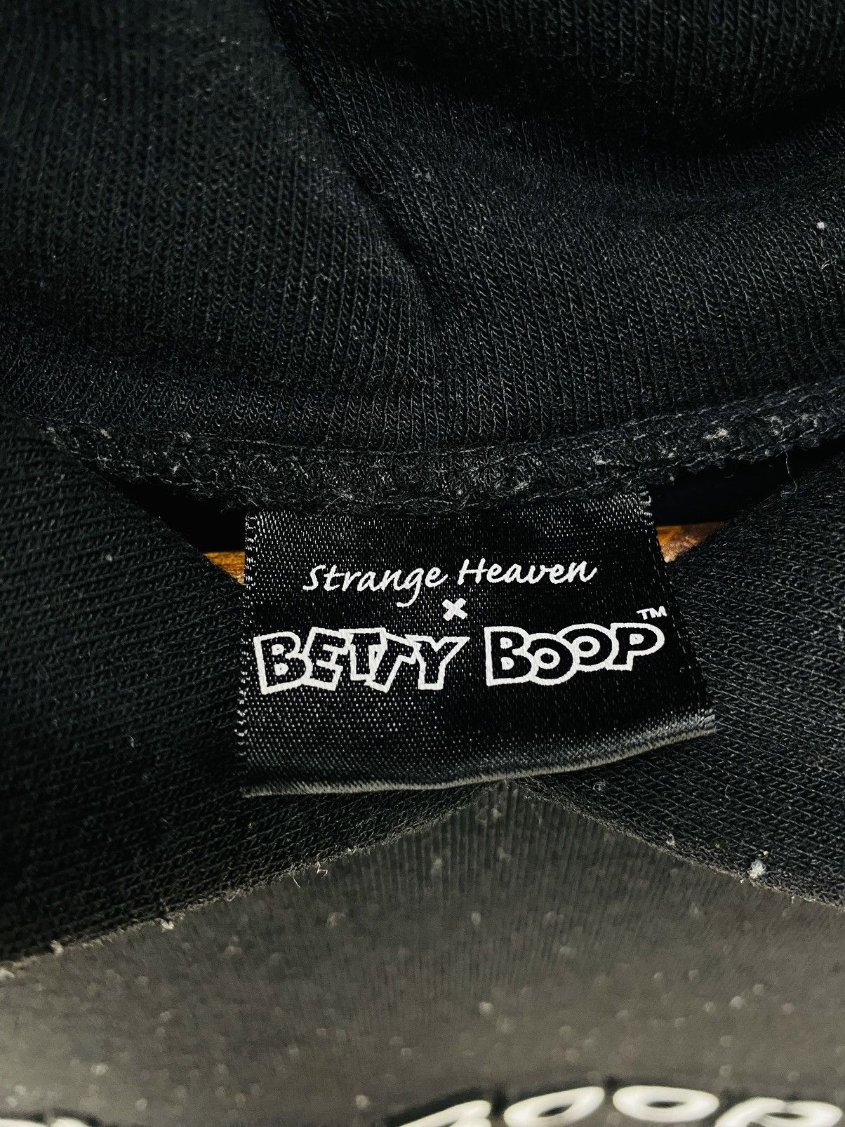 Cartoon Network Betty Boop X Strange Heaven Hoodie Big Spellout Pullover Size US M / EU 48-50 / 2 - 7 Thumbnail