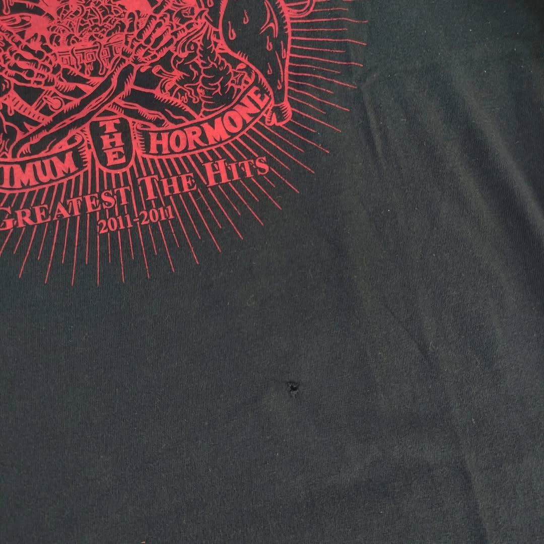 Band Tees Maximum The Hormone Greatest Hits 2011 Metal Tee Size US M / EU 48-50 / 2 - 5 Thumbnail