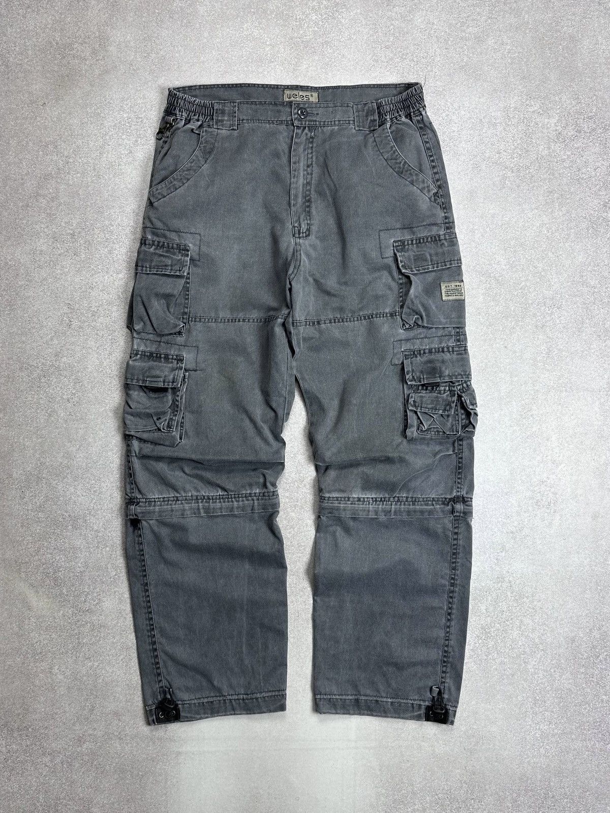 Vintage Vintage Archival Cargo Y2K Weles Baggy Pants XL Size US 36 / EU 52 - 1 Thumbnail