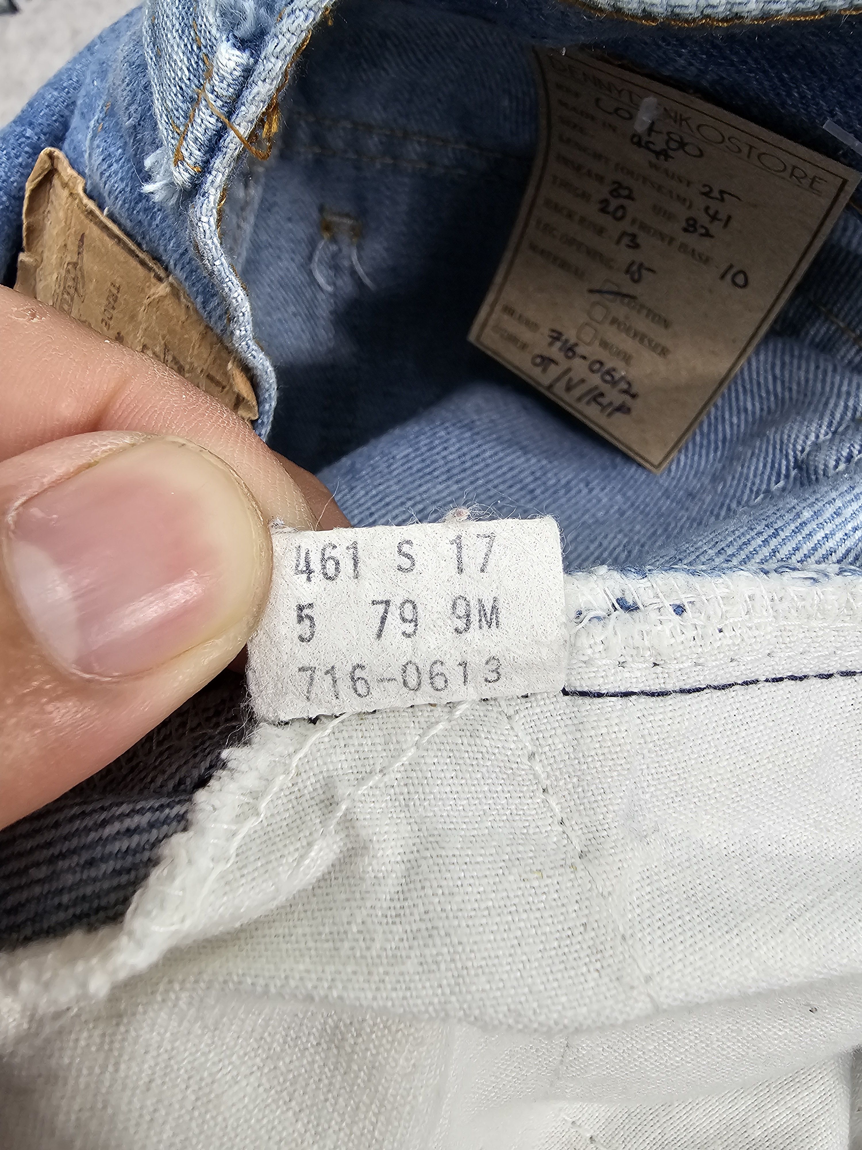 Levi's Vintage Clothing Vintage 80's LEVIS 716-0612 Orange Tab Ripped Jeans L0480 Size 25" / US 0 / IT 36 - 14 Thumbnail
