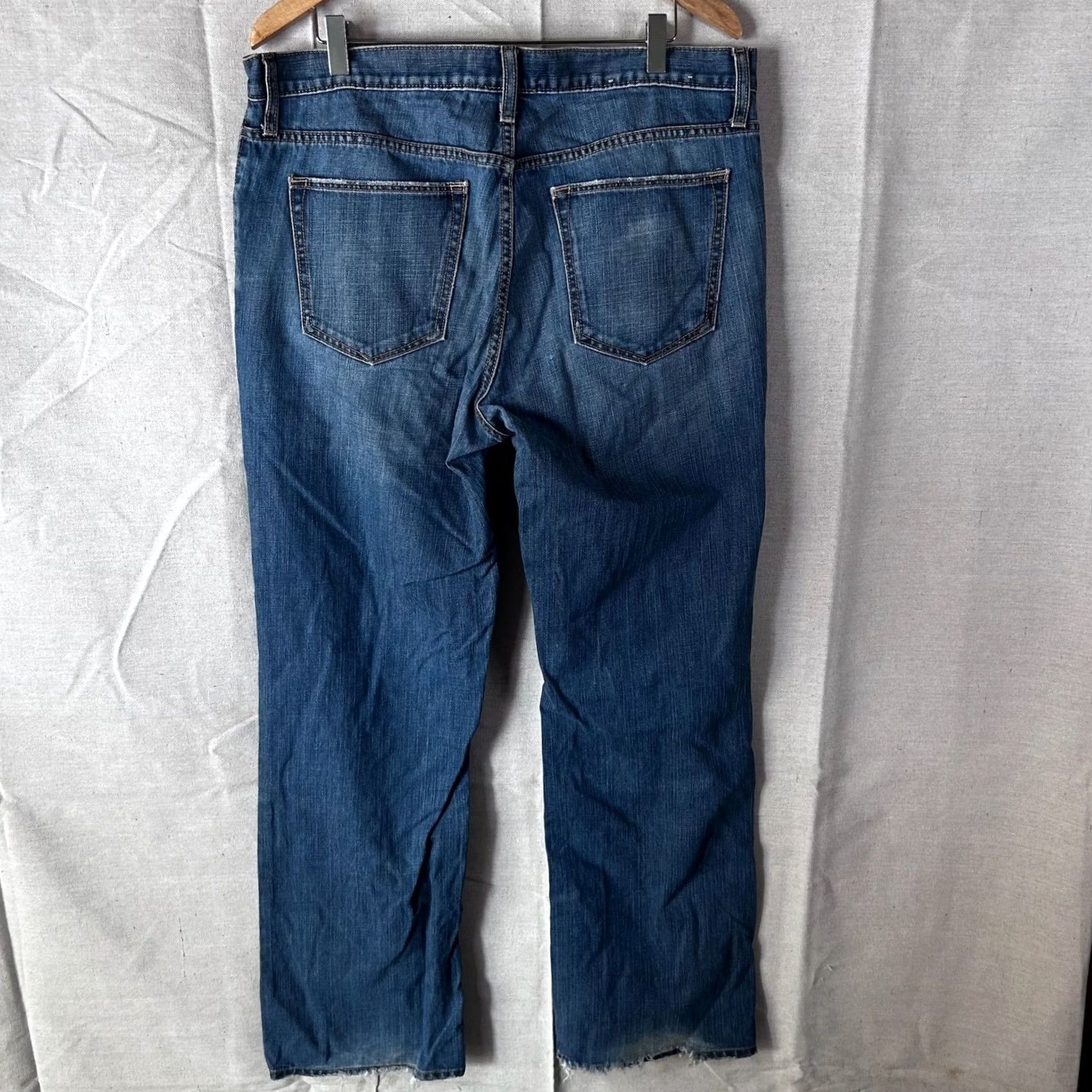 Banana Republic Banana Republic Mens Straight Leg Denim Jeans - Blue Medium Wash Size US 36 / EU 52 - 3 Thumbnail