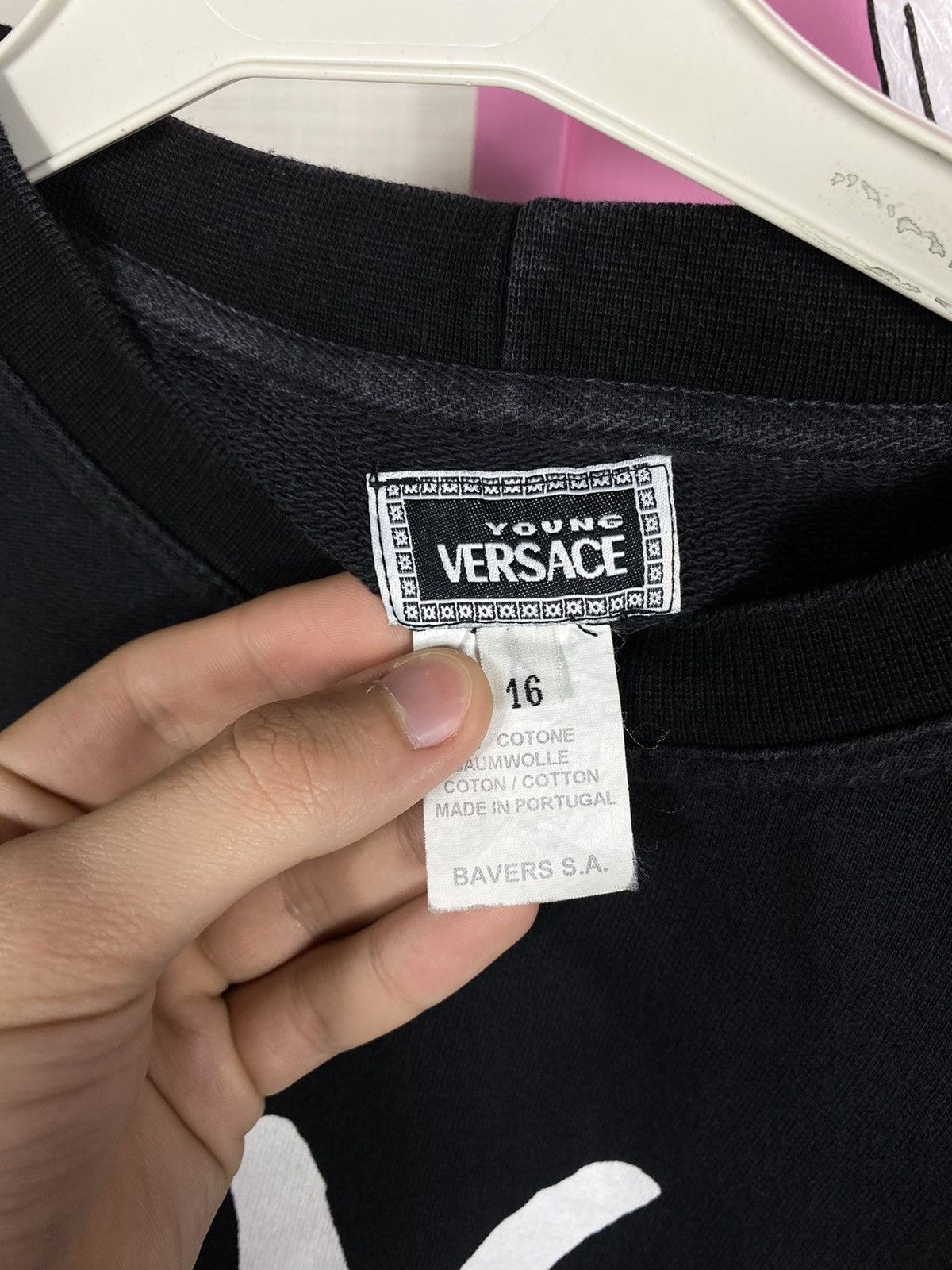 Versace × Vintage Versace Young Printed Logo Sweatshirt Size US M / EU 48-50 / 2 - 8 Thumbnail