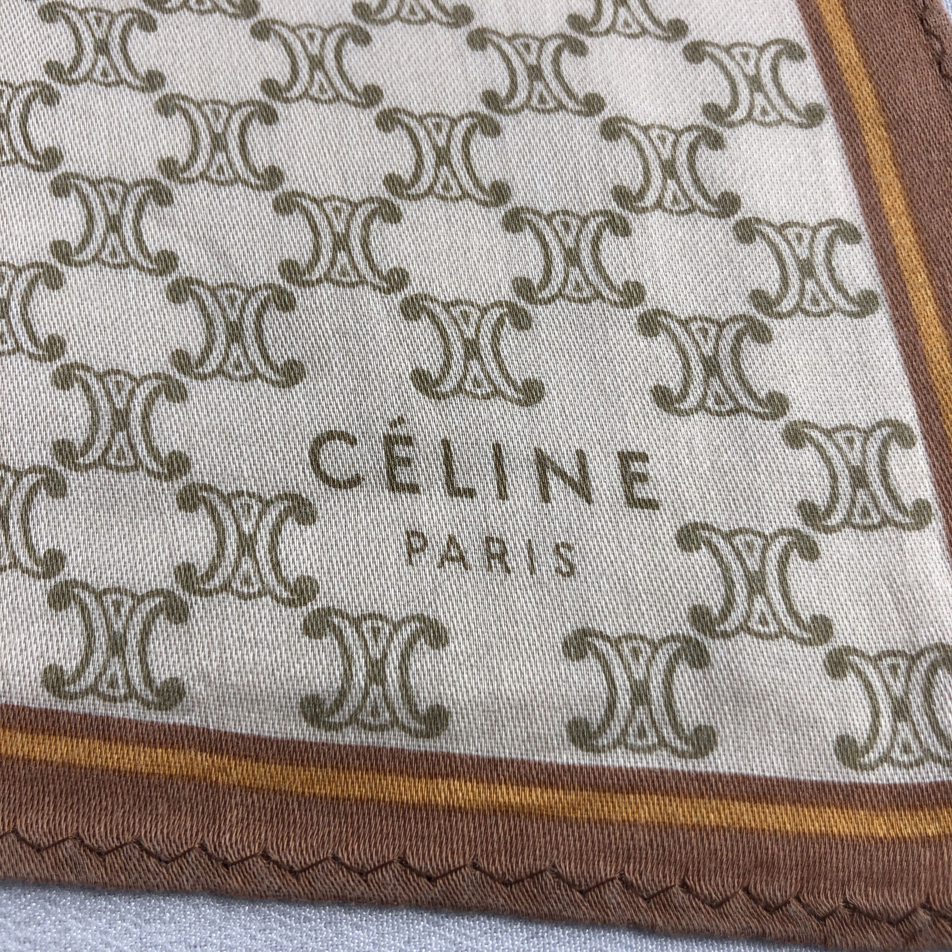 Celine × Vintage Celine Handkerchief Neckerchief Bandana H2599 Size ONE SIZE - 3 Thumbnail
