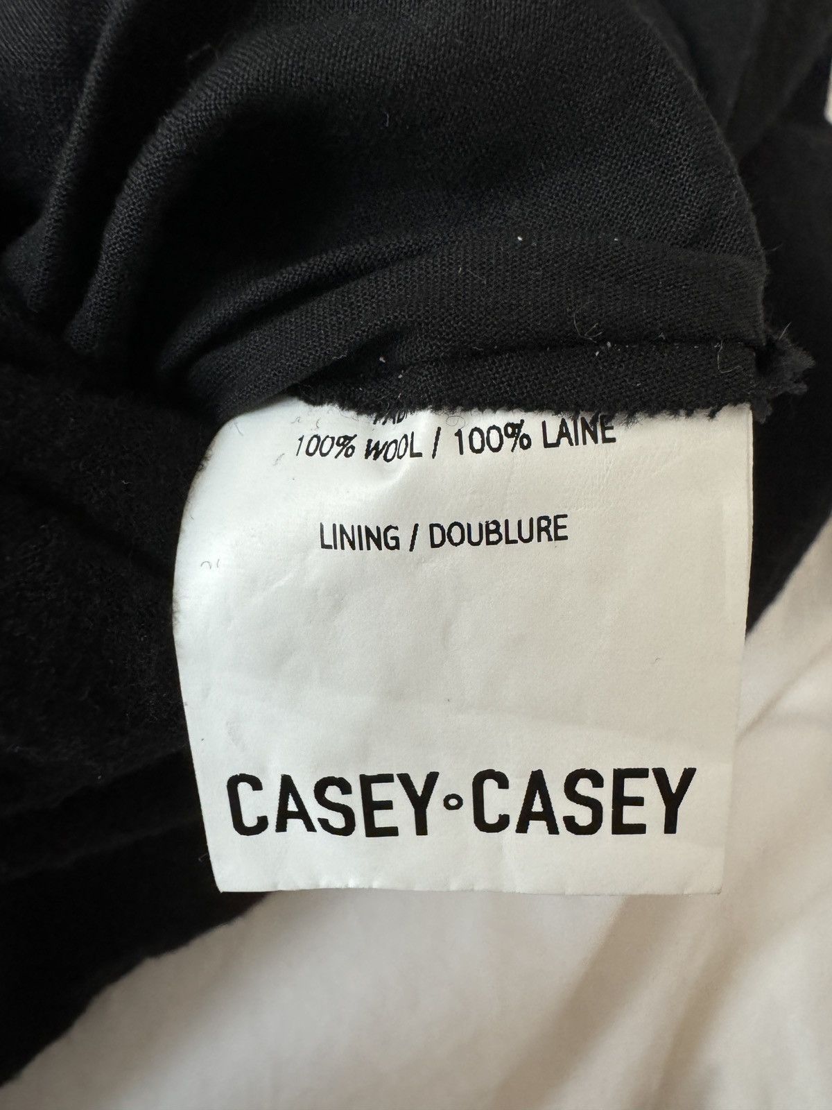 Casey Casey Black Wool Trousers Size US 30 / EU 46 - 5 Thumbnail