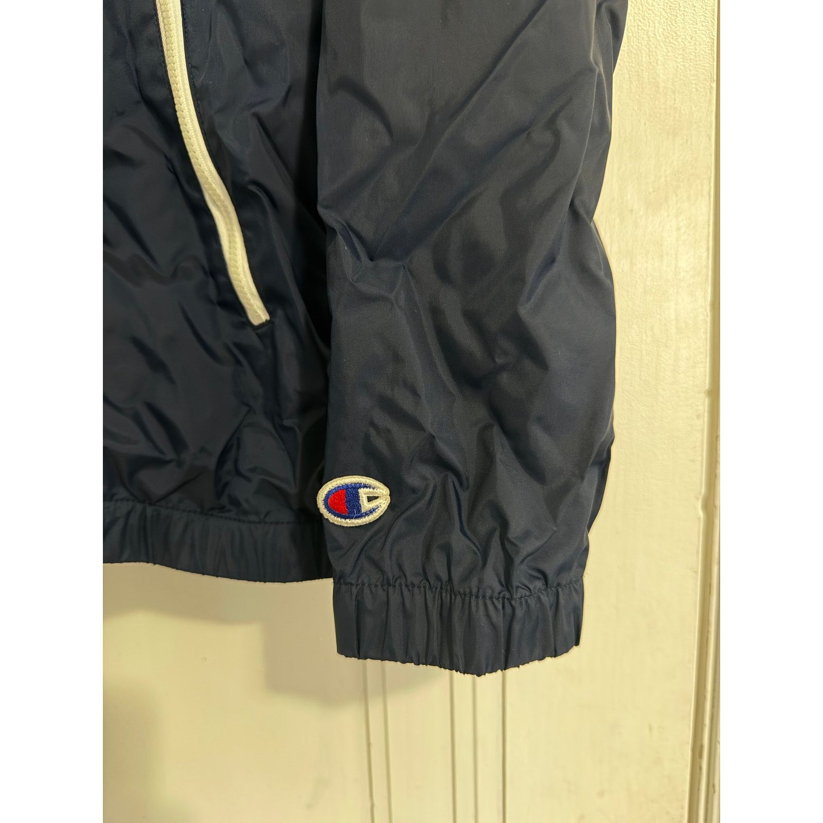 Champion US Naval Academy Midshipmen Zip-Up Windbreaker Size Large Size US L / EU 52-54 / 3 - 3 Thumbnail