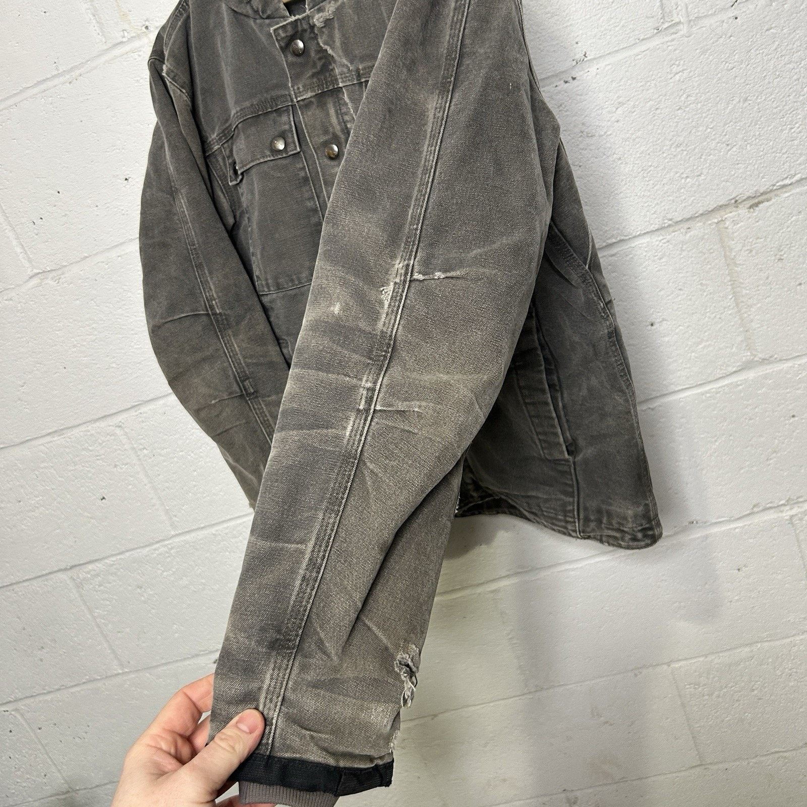 Carhartt Carhartt Sherpa-Lined Bartlett Hooded Jacket “Gravel Grey” Size US S / EU 44-46 / 1 - 10 Thumbnail