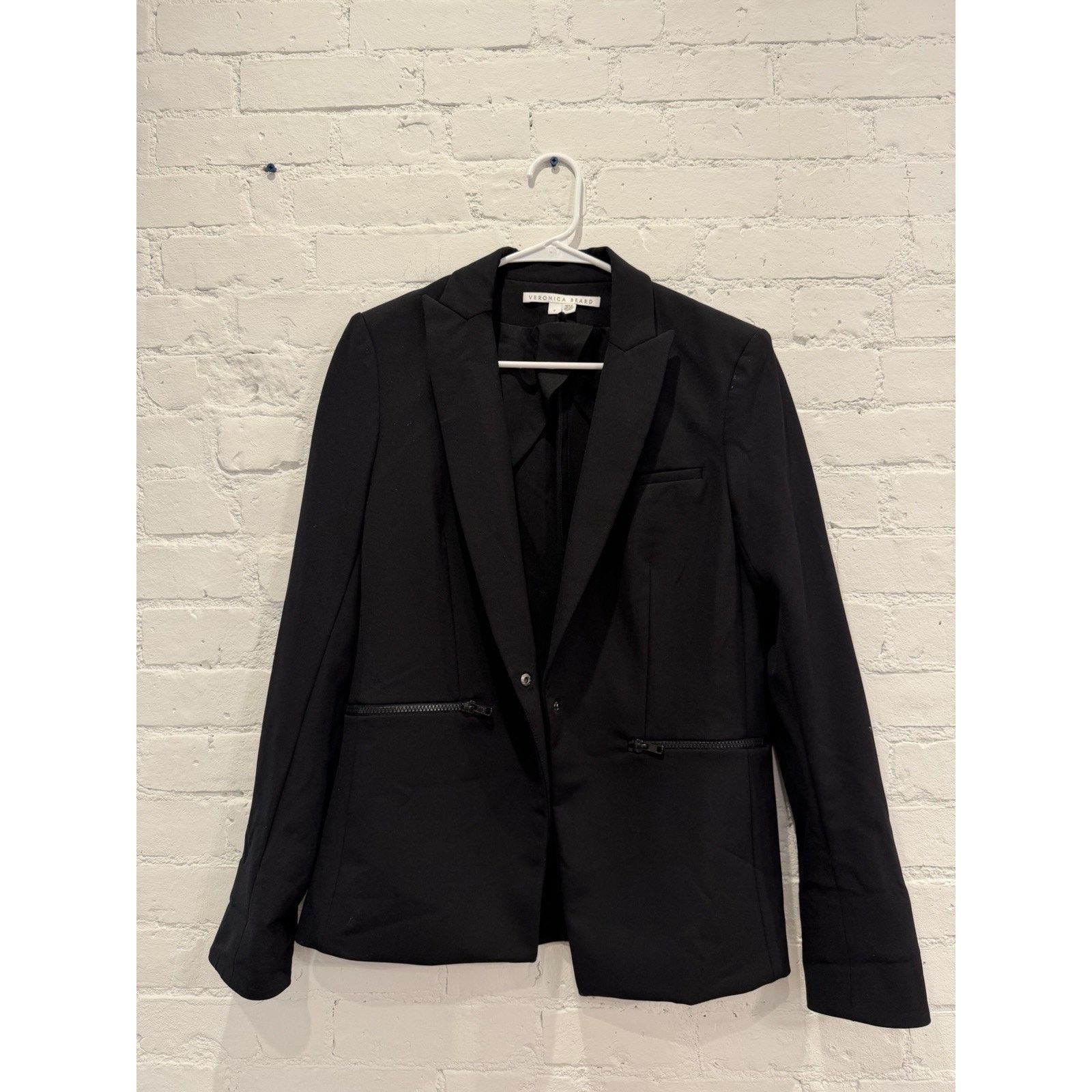 Veronica Beard NEW Veronica Beard Bi-Stretch Scuba Jacket in Black size 6 Size M / US 6-8 / IT 42-44 - 4 Thumbnail