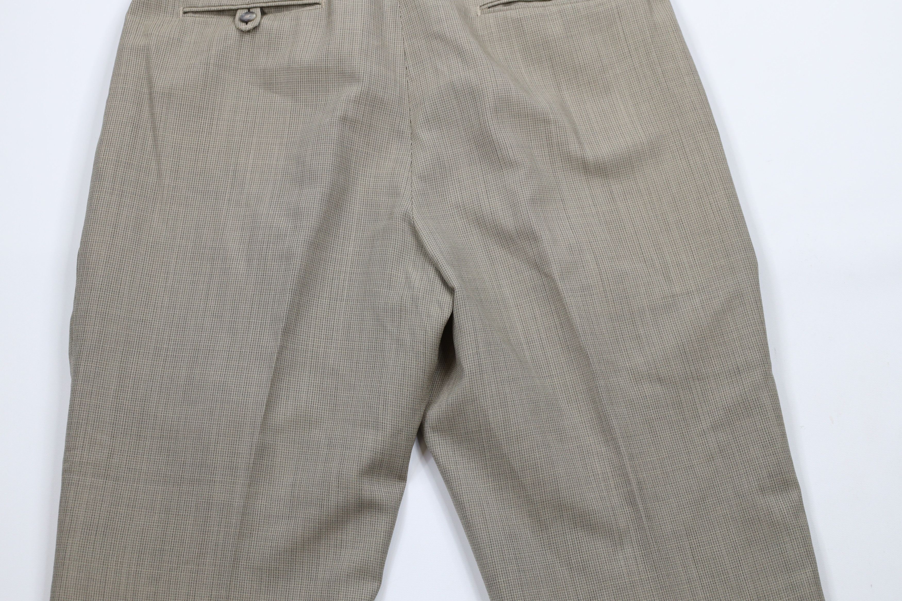 Lands' End × Vintage Vintage 90s Lands End Wool Pleated Cuffed Chino Pants USA Size US 34 / EU 50 - 11 Thumbnail