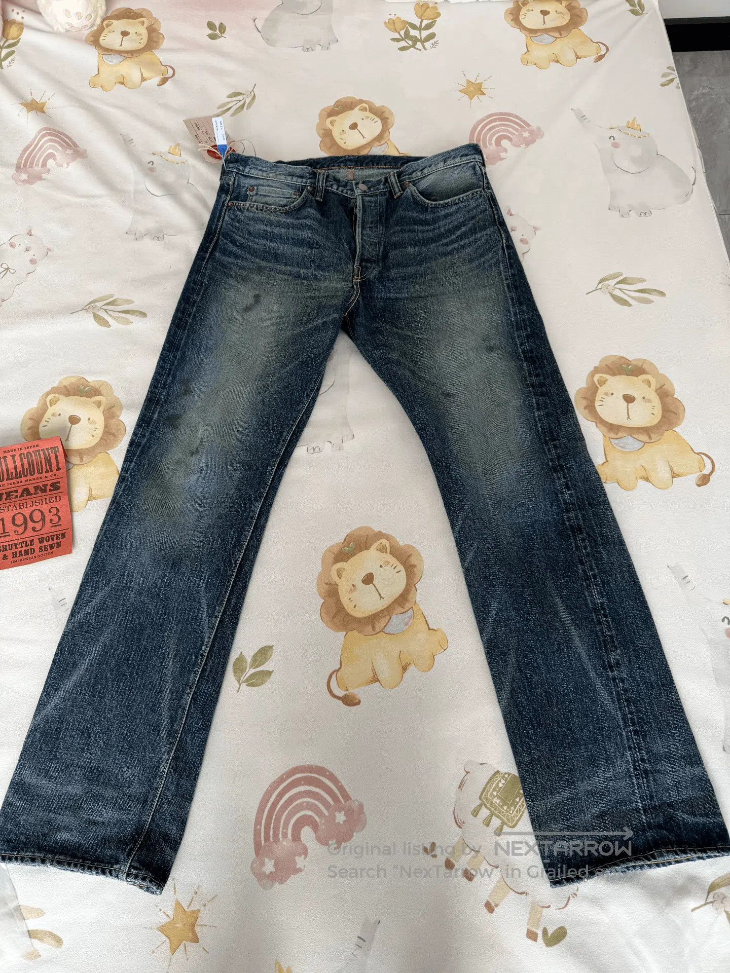 Full Count & Co. FULLCOUNT 1108 Fear Of Dark Straight Jeans. Size US 36 / EU 52 - 1 Thumbnail
