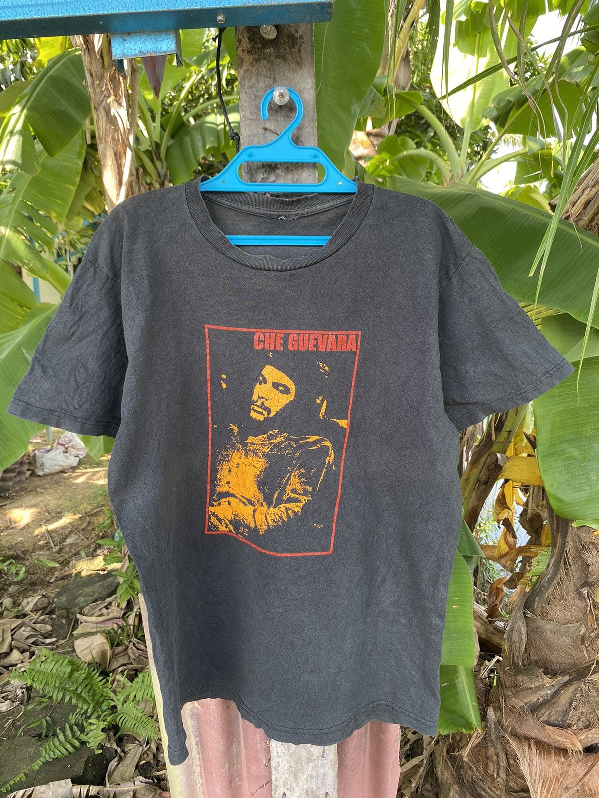 image of Band Tees x Vintage Che Guevara Tshirt in Black, Men's (Size Small)