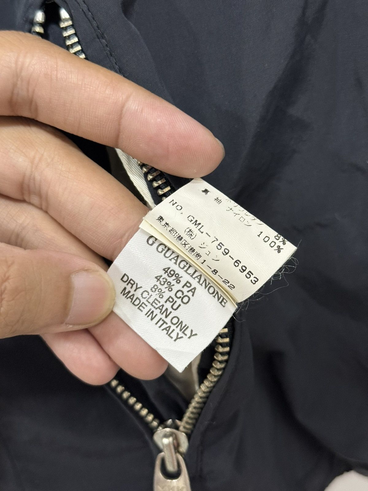Designer × Vintage G.guagliaone motor style jacket Size US M / EU 48-50 / 2 - 7 Thumbnail