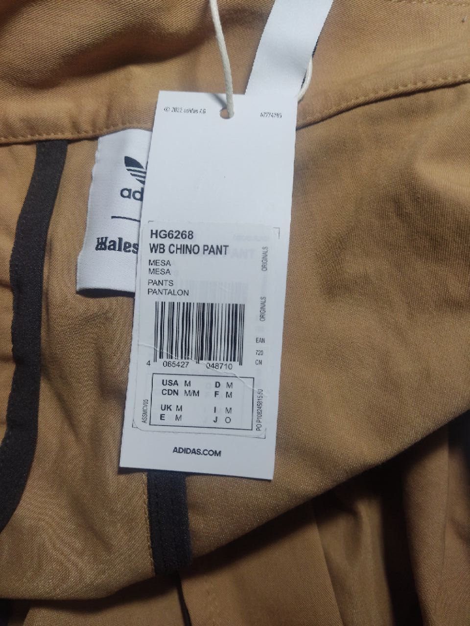 Adidas × Wales Bonner Wales Bonner Adidas Chino Pants Mesa HG6268 M SIZE Size US 32 / EU 48 - 4 Thumbnail