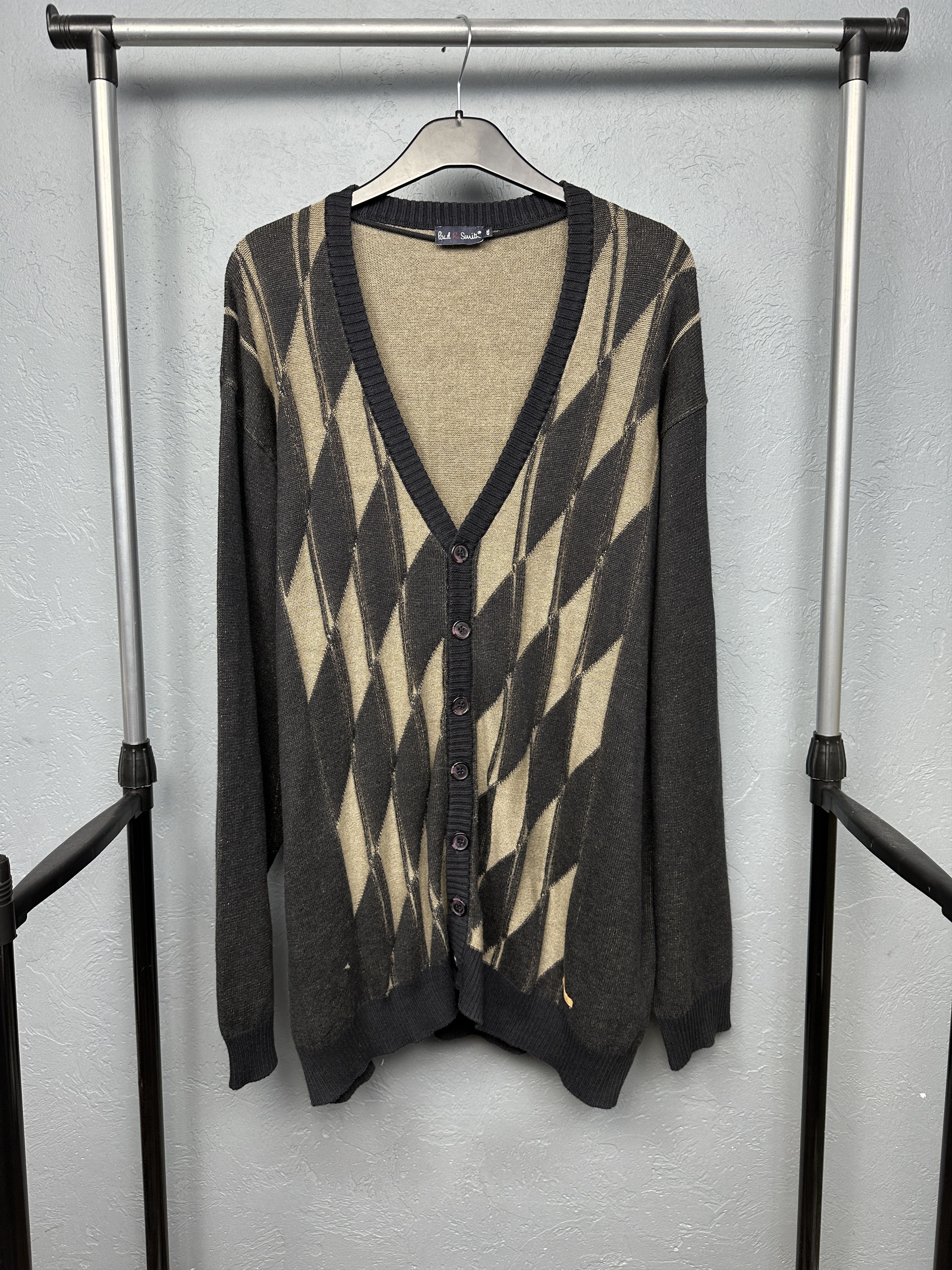 Paul Smith Paul Smith Vintage Mens Cardigan Sweater Size 4XL Size US XXL / EU 58 / 5 - 1 Thumbnail