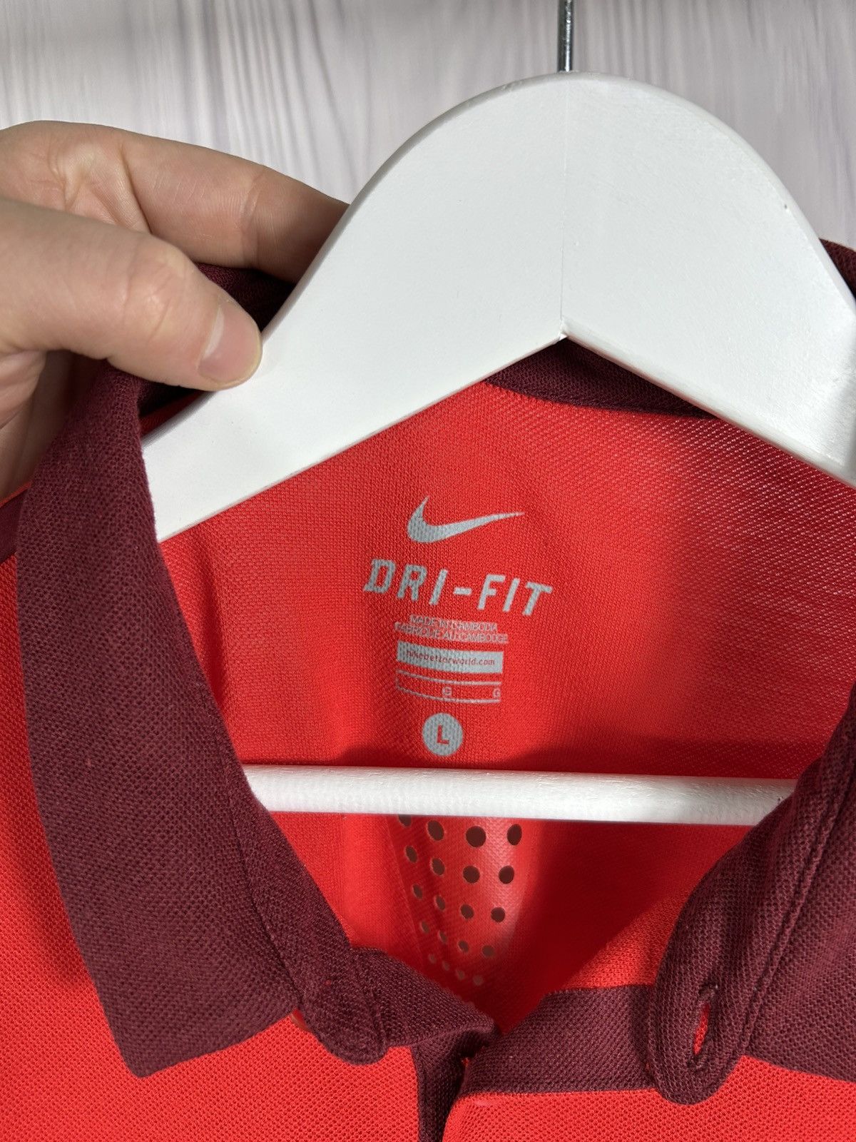 Nike Nike Roger Federer RF2014 Shanghai Basel ATP Finals Polo L Size US L / EU 52-54 / 3 - 9 Thumbnail