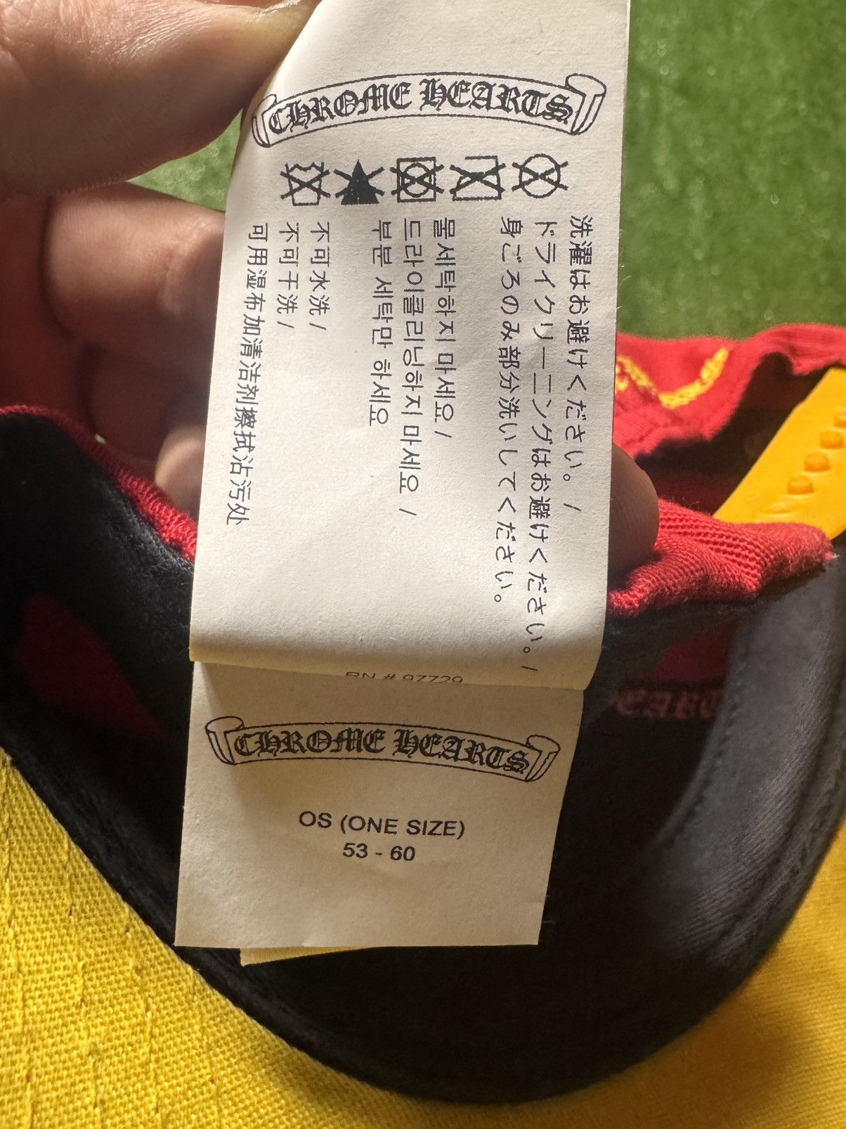 Chrome Hearts Red And Yellow Chrome Hearts Baseball Hat Size ONE SIZE - 7 Thumbnail