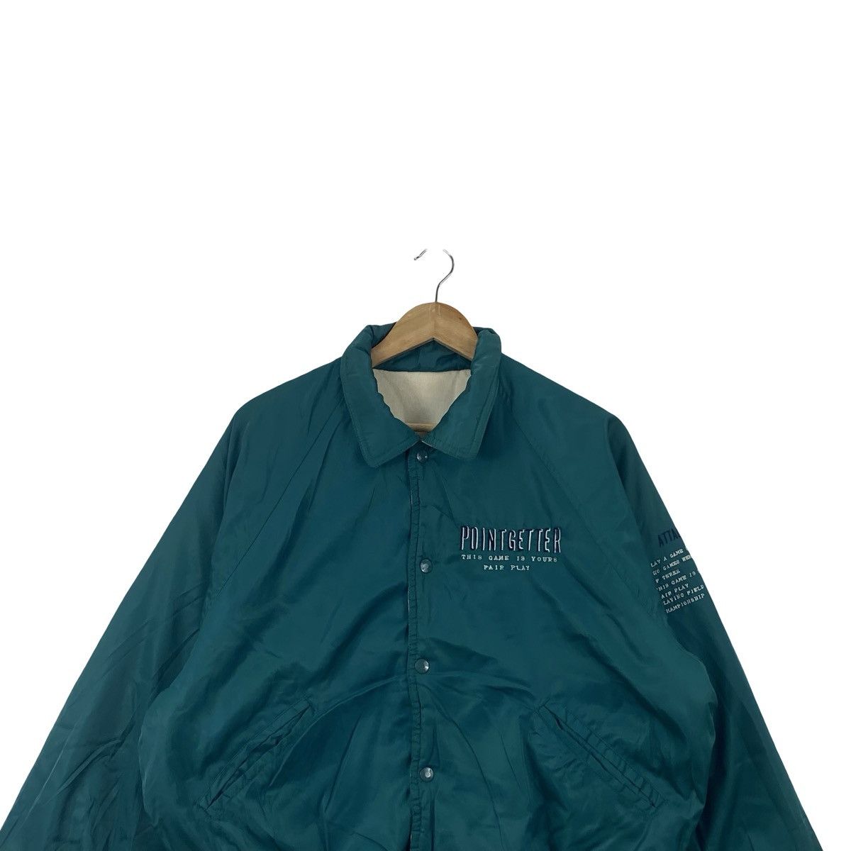 Vintage Vintage POINGETTER 90S Bomber Jacket Virgin Voyage Fashion Size US XXL / EU 58 / 5 - 2 Thumbnail